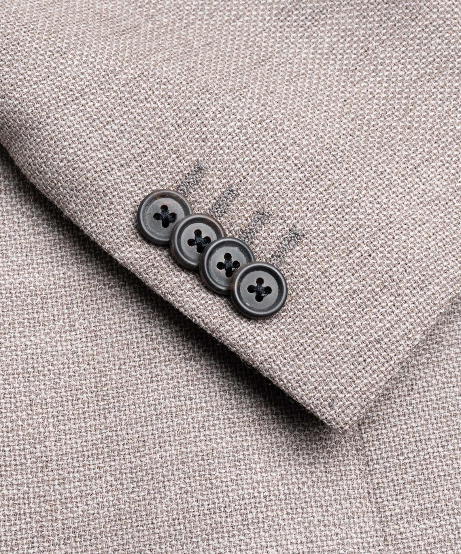 Colbert virgin wol stretch beige hopsack - Image 4