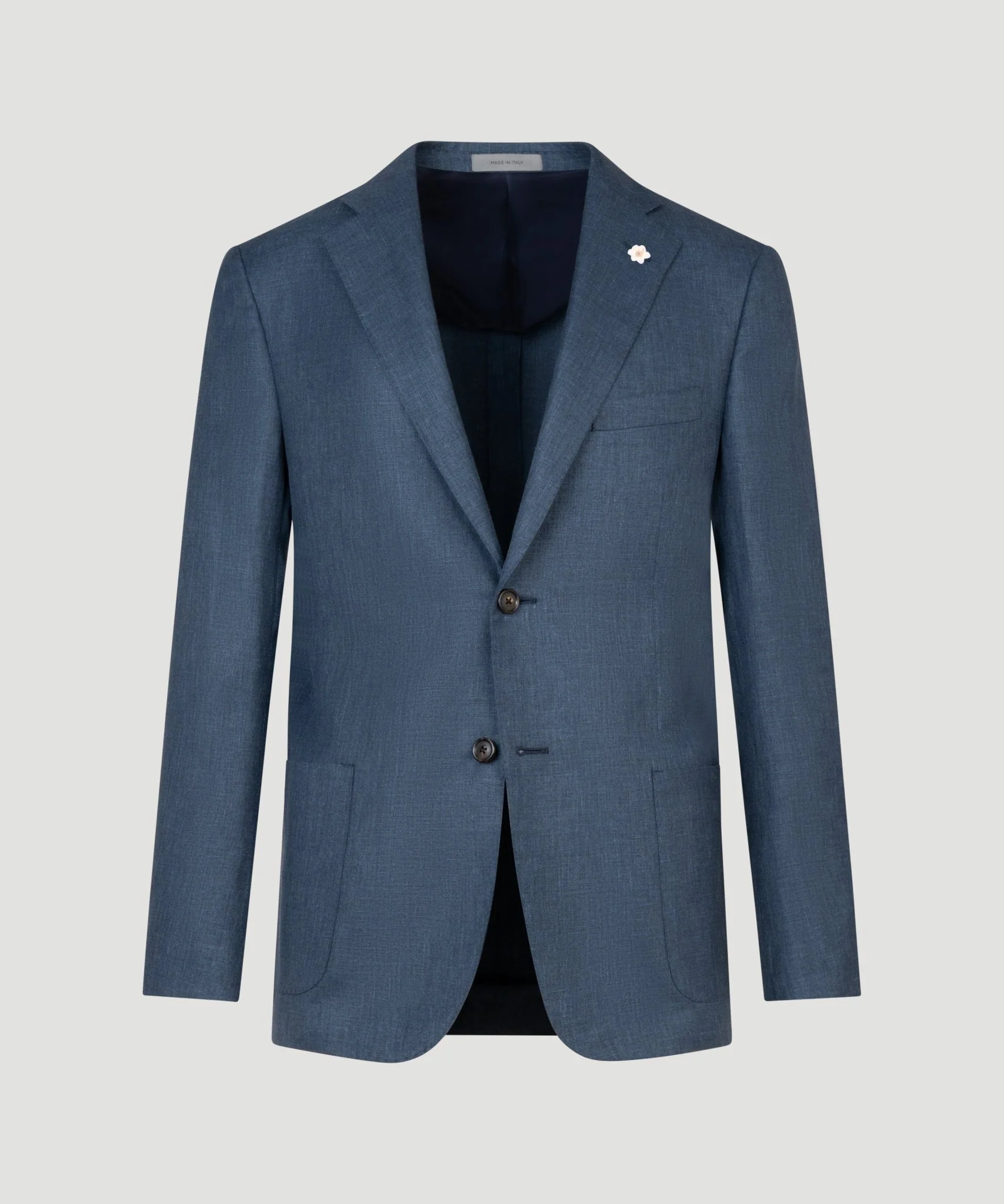 Pak virgin wol/linnen/zijde blauw - Image 2