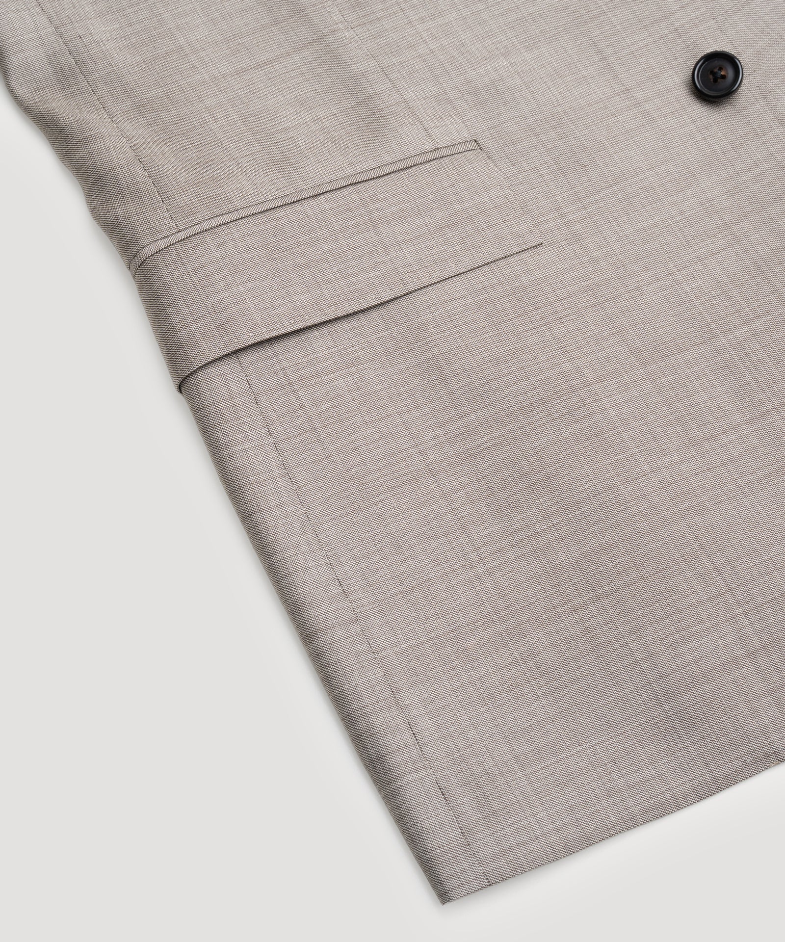 Pak virgin wol sharkskin lichtbruin - Image 5