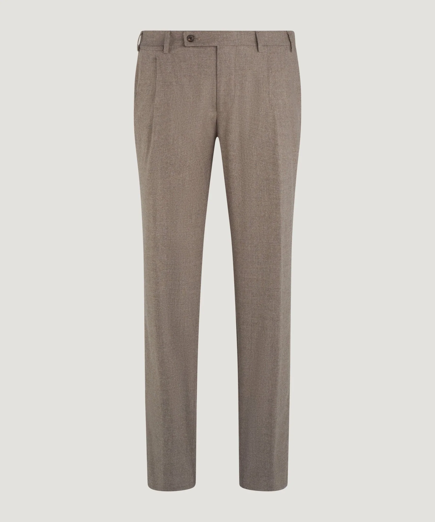 Pantalon wol/kasjmier taupe