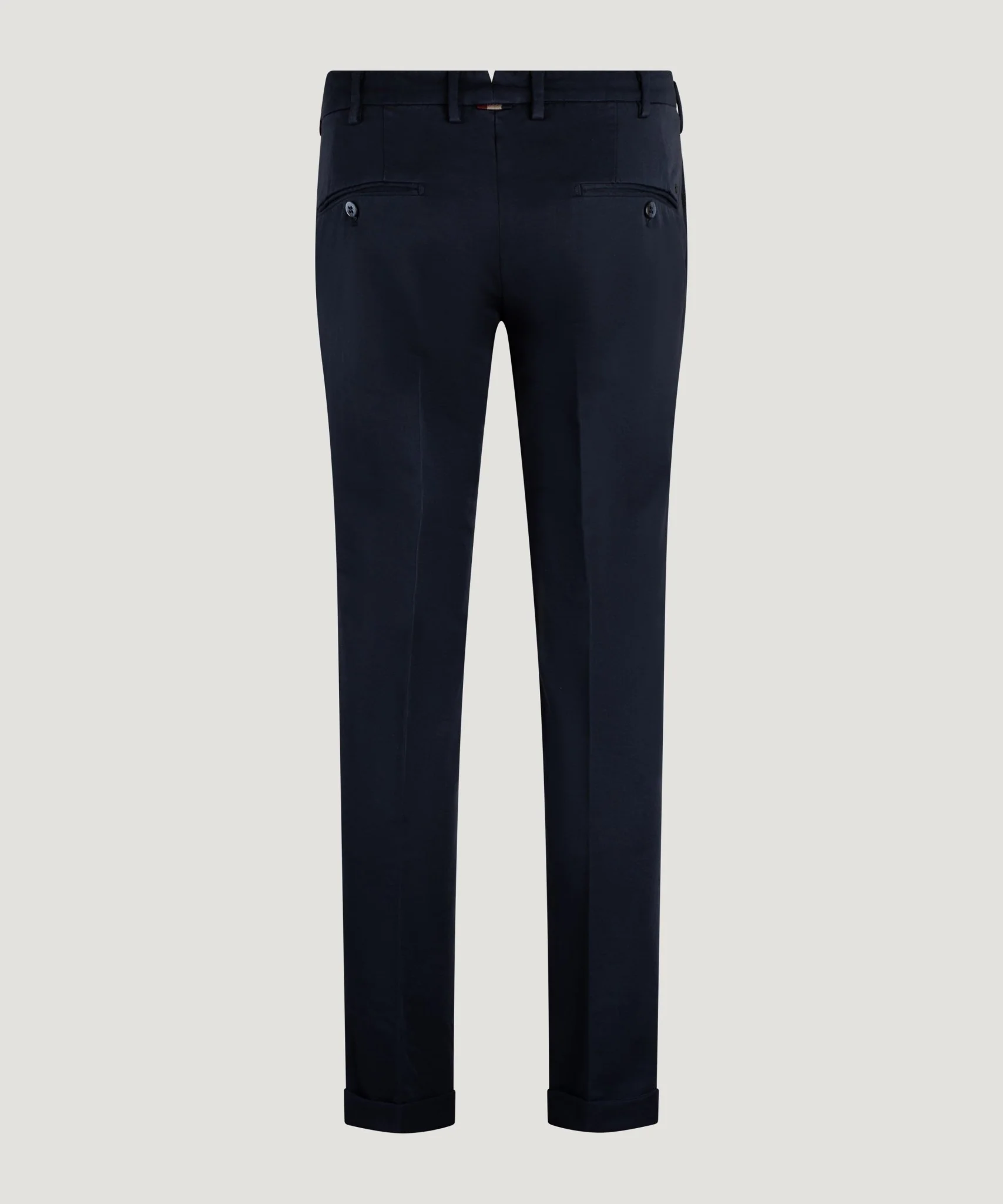 New York Style knitted chino katoen stretch donkerblauw - Image 3