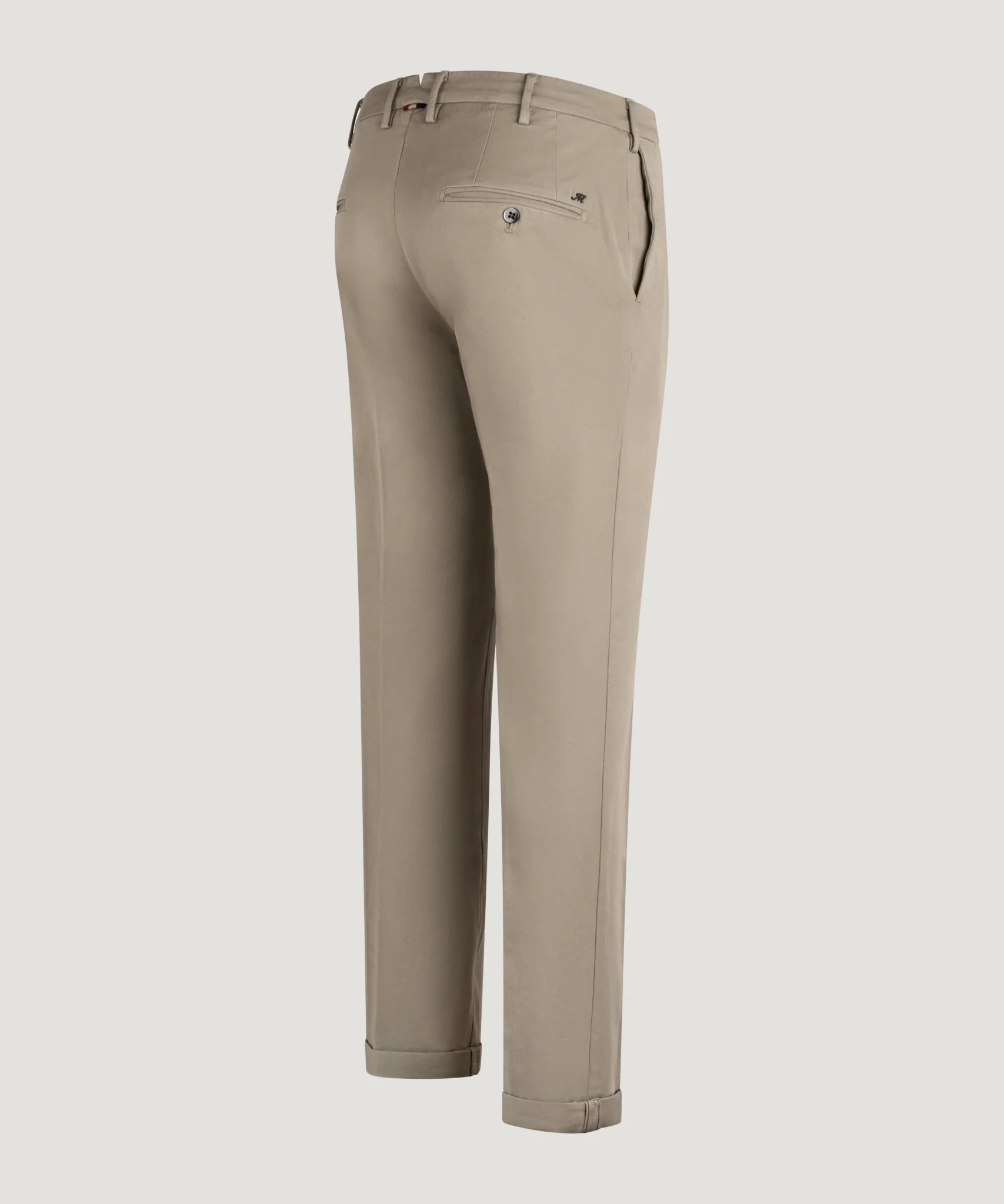 New York Style knitted chino katoen stretch khaki - Image 3