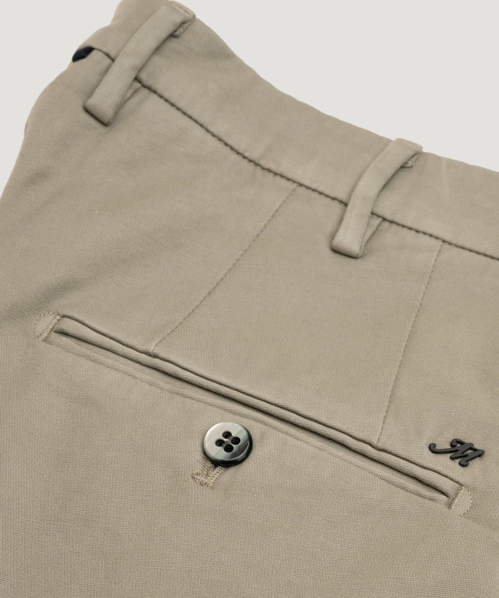 New York Style knitted chino katoen stretch khaki - Image 5