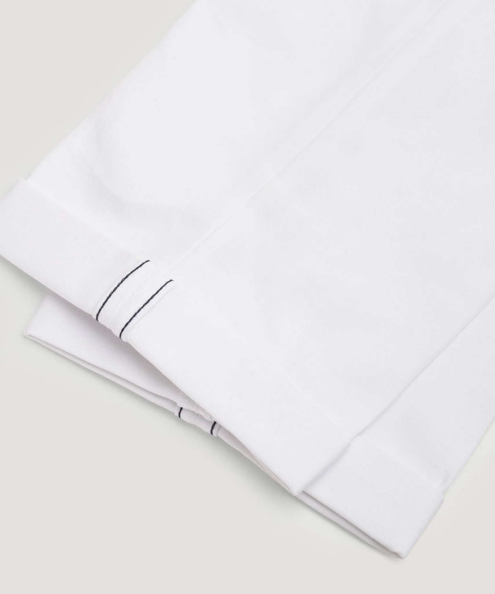 New York Style knitted chino katoen stretch wit - Image 5