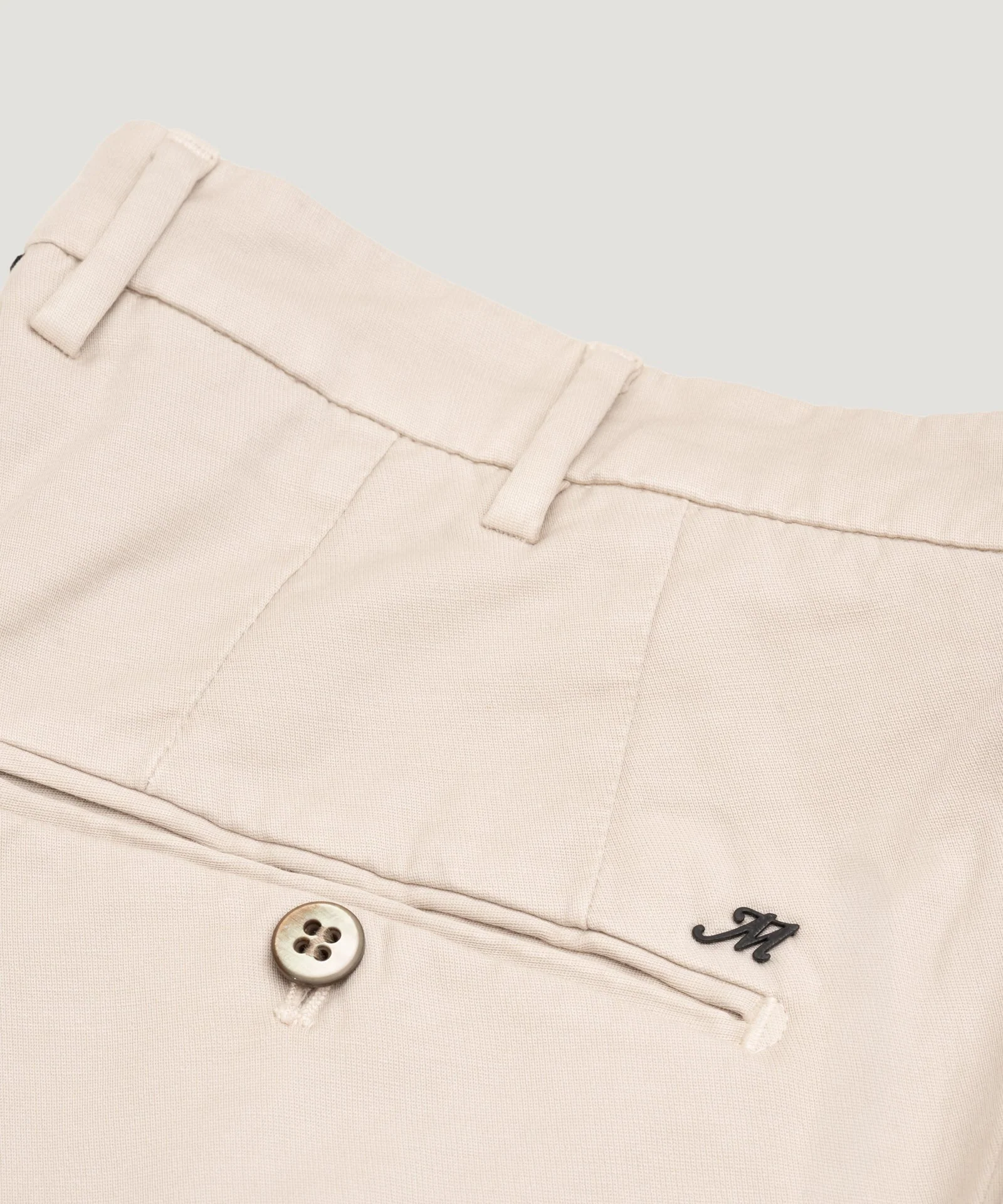 New York Style knitted chino katoen stretch zand - Image 4