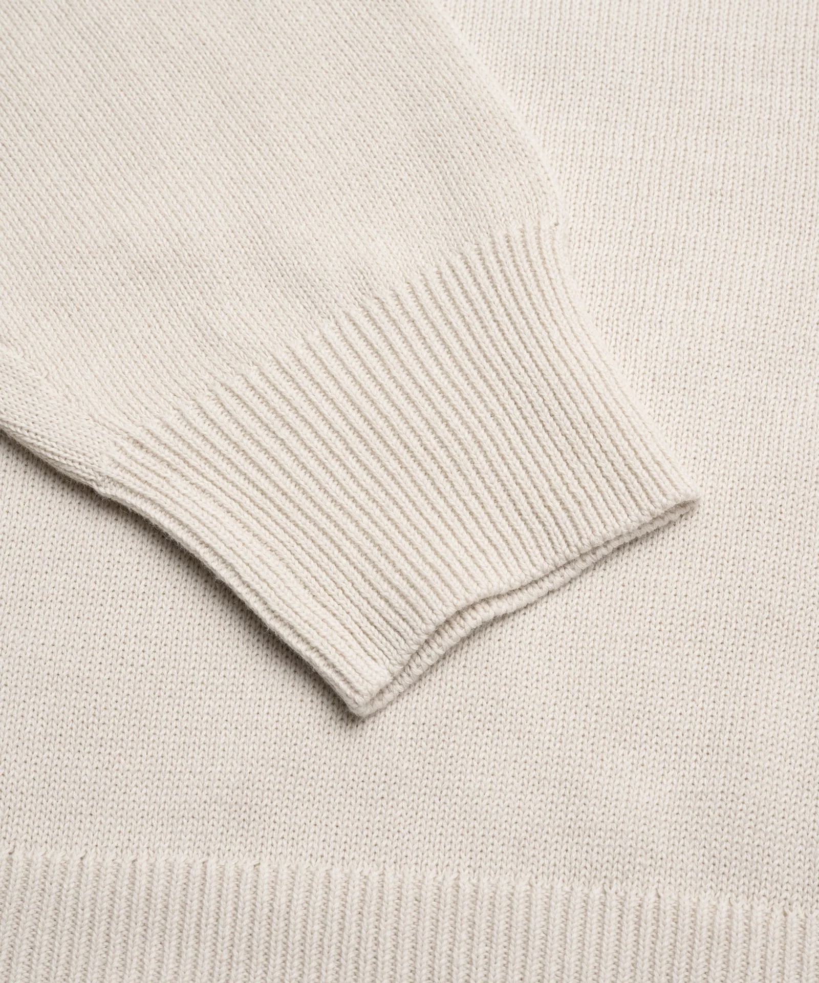 Caliper knitted trui katoen beige - Image 3