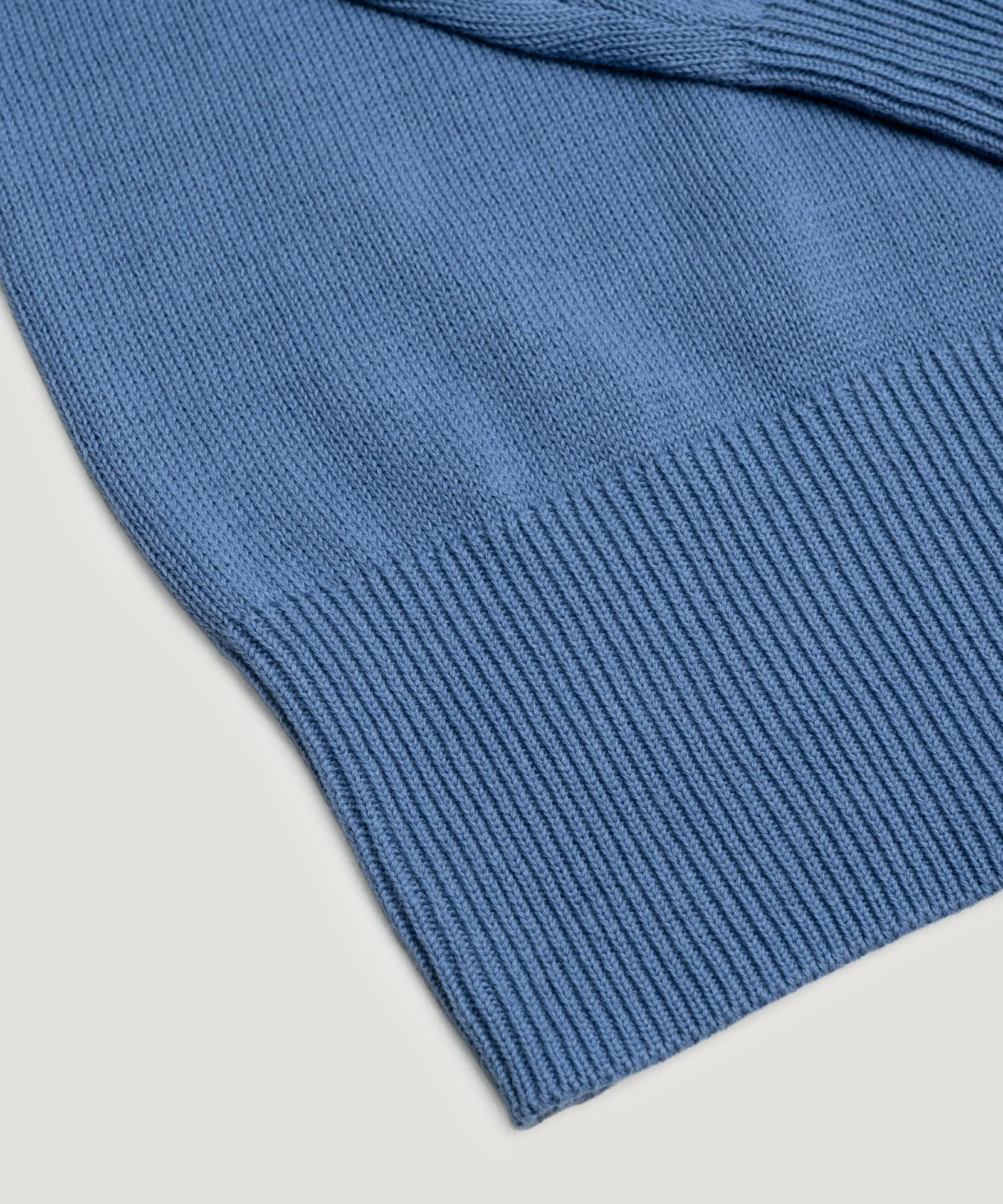 Caliper knitted trui katoen blauw - Image 5