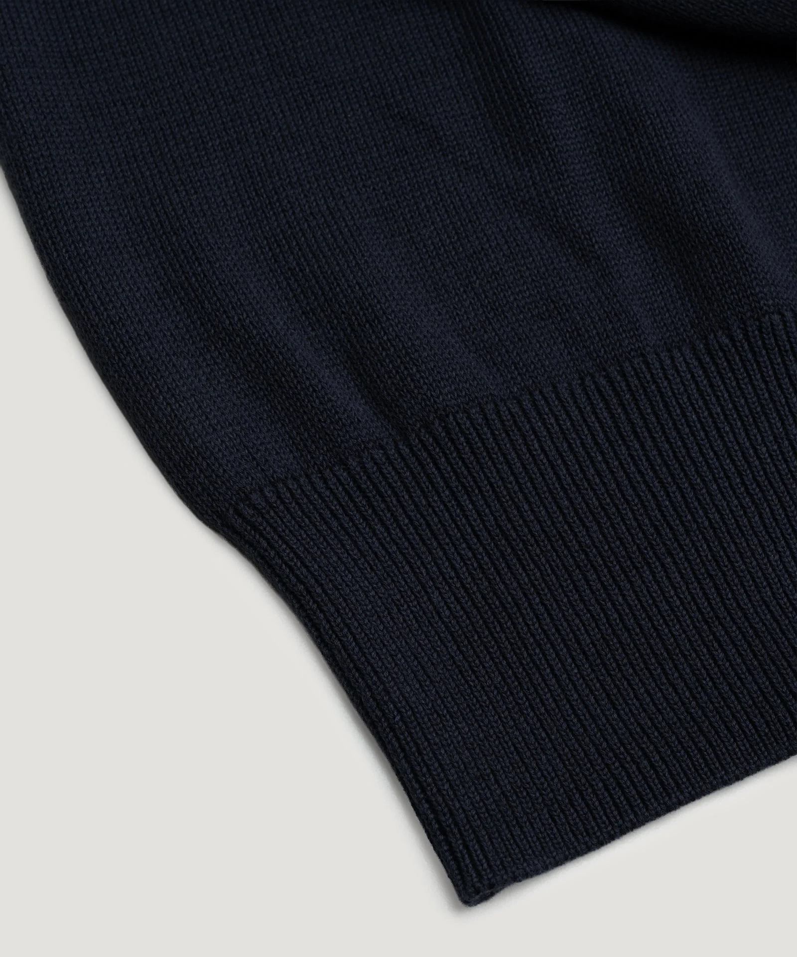 Caliper knitted trui katoen donkerblauw - Image 4