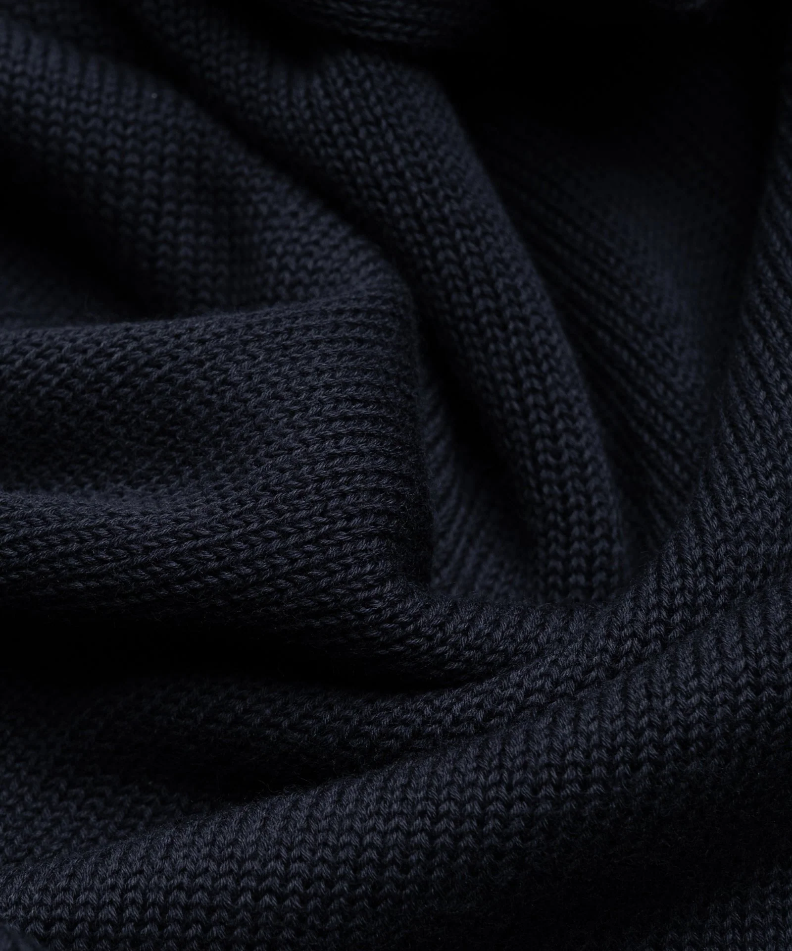 Caliper knitted trui katoen donkerblauw - Image 7