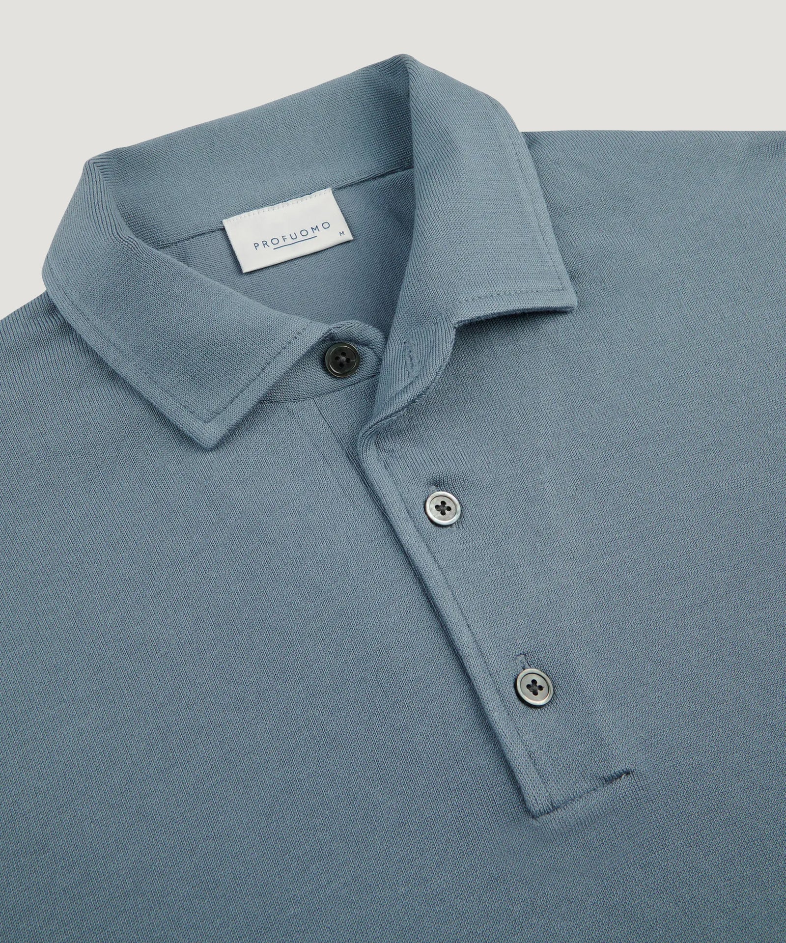 Luxury basic one piece polo grijsblauw - Image 3