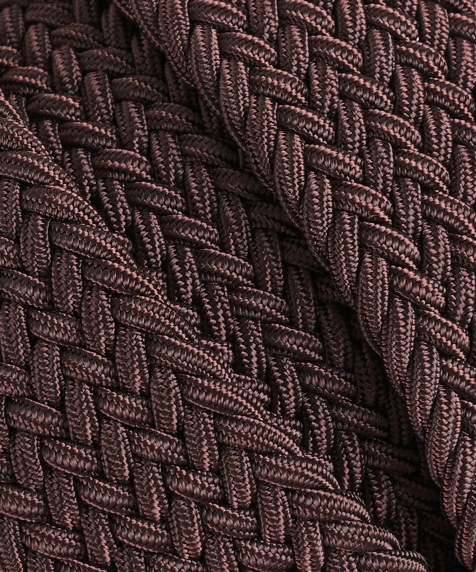 Gevlochten riem elastiek bruin - Image 3