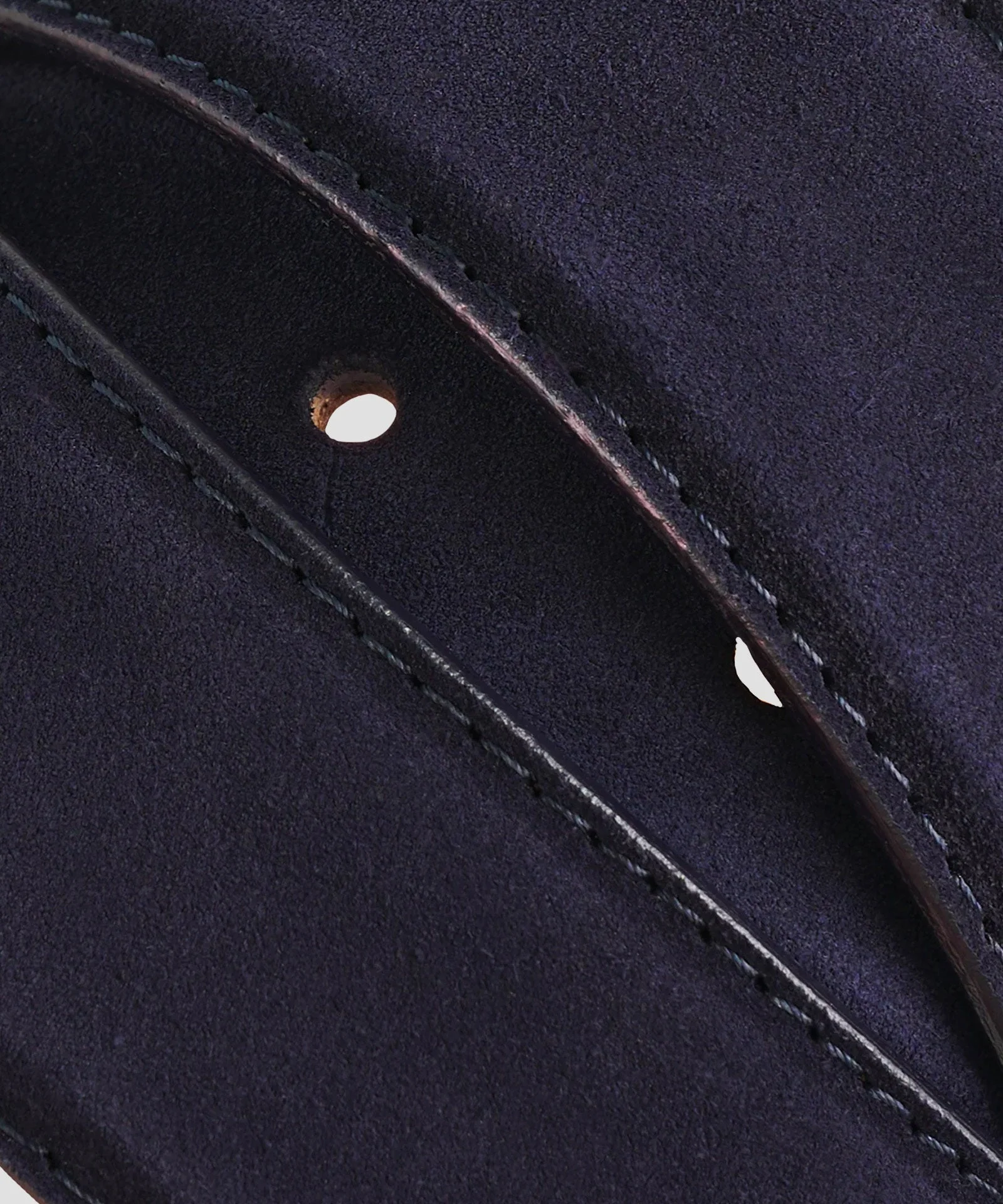 Riem donkerblauw suède - Image 3