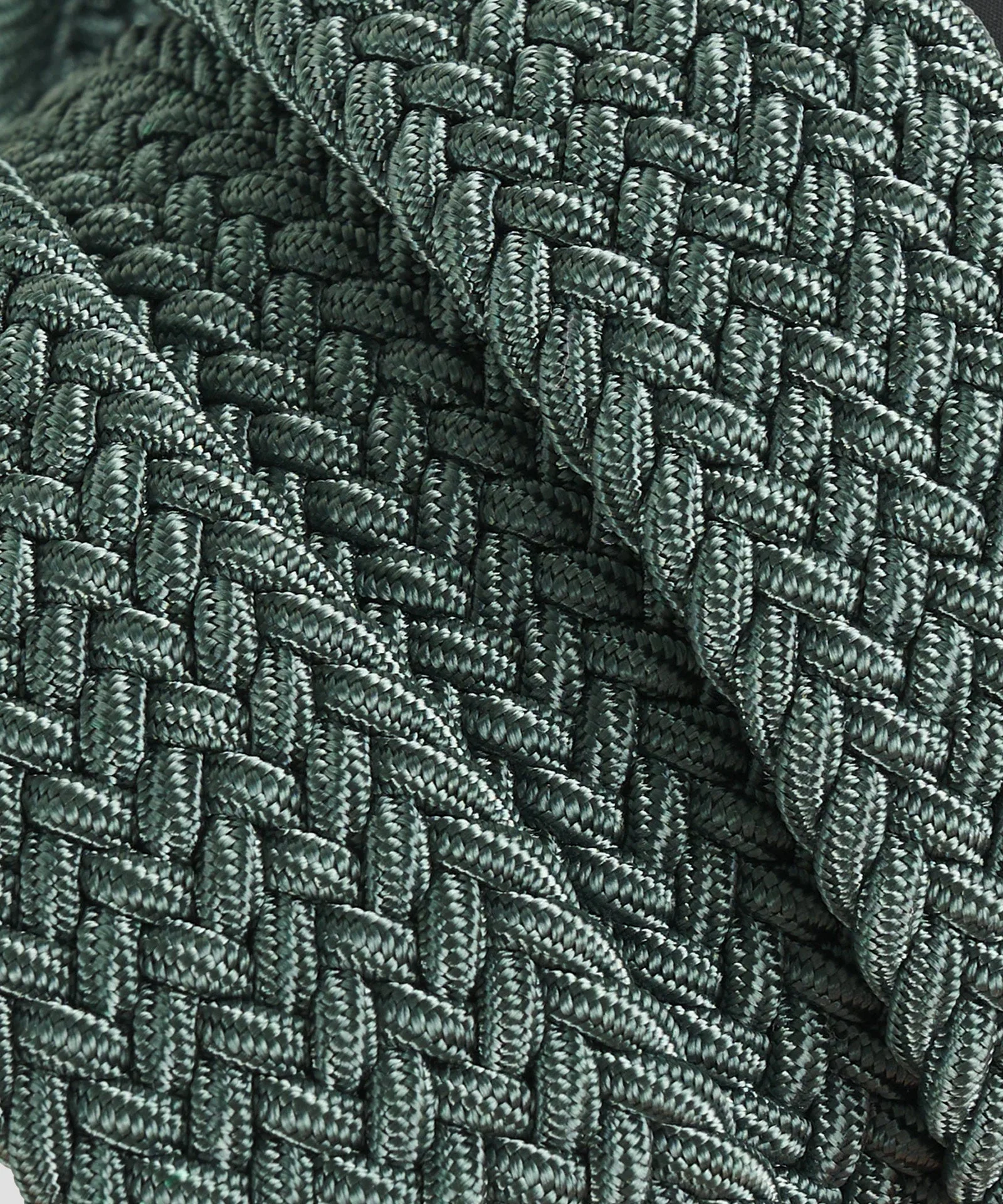 Gevlochten riem elastiek groen - Image 3