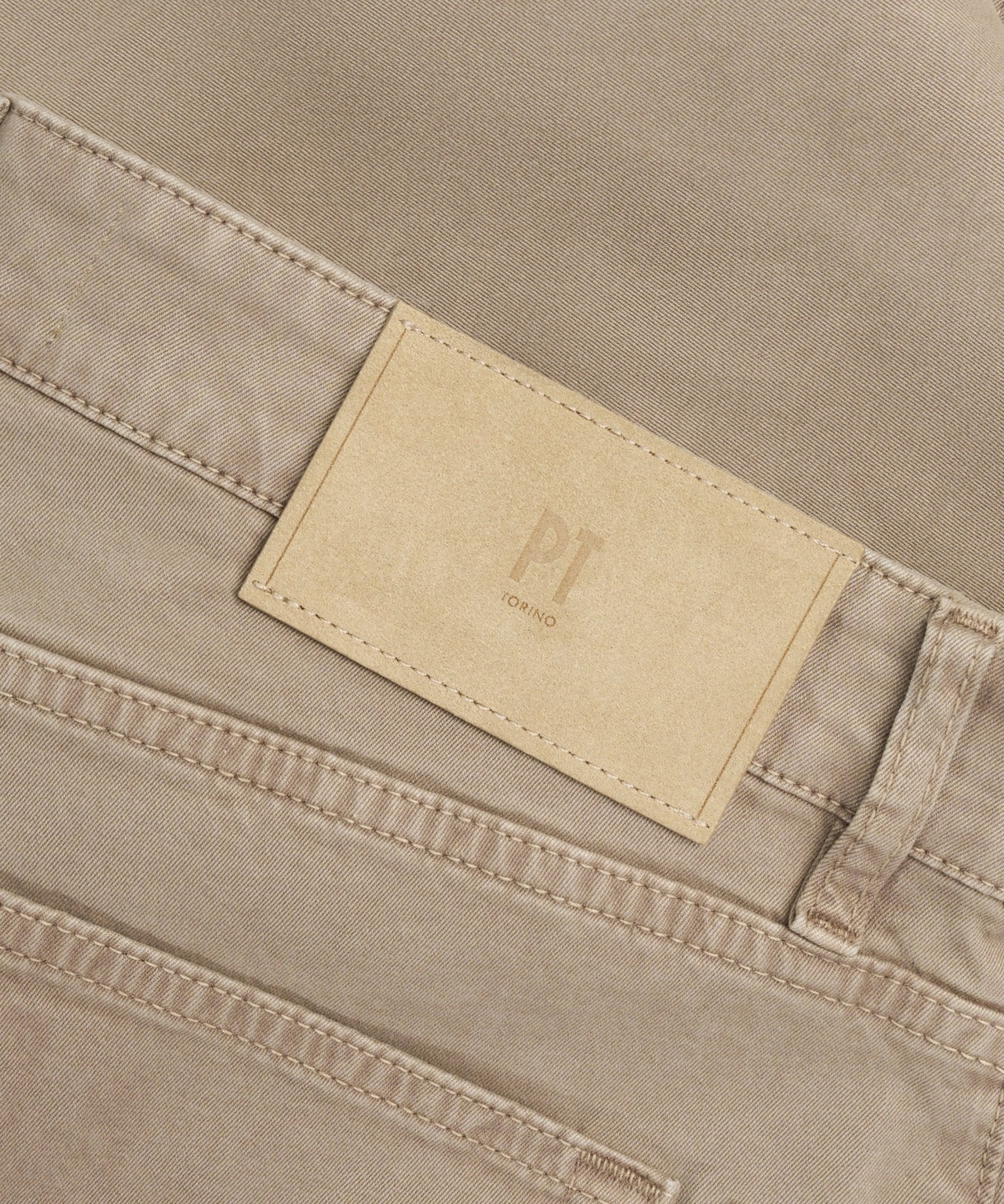 Jazz 5-pocket katoen stretch double dyed bruin - Image 6