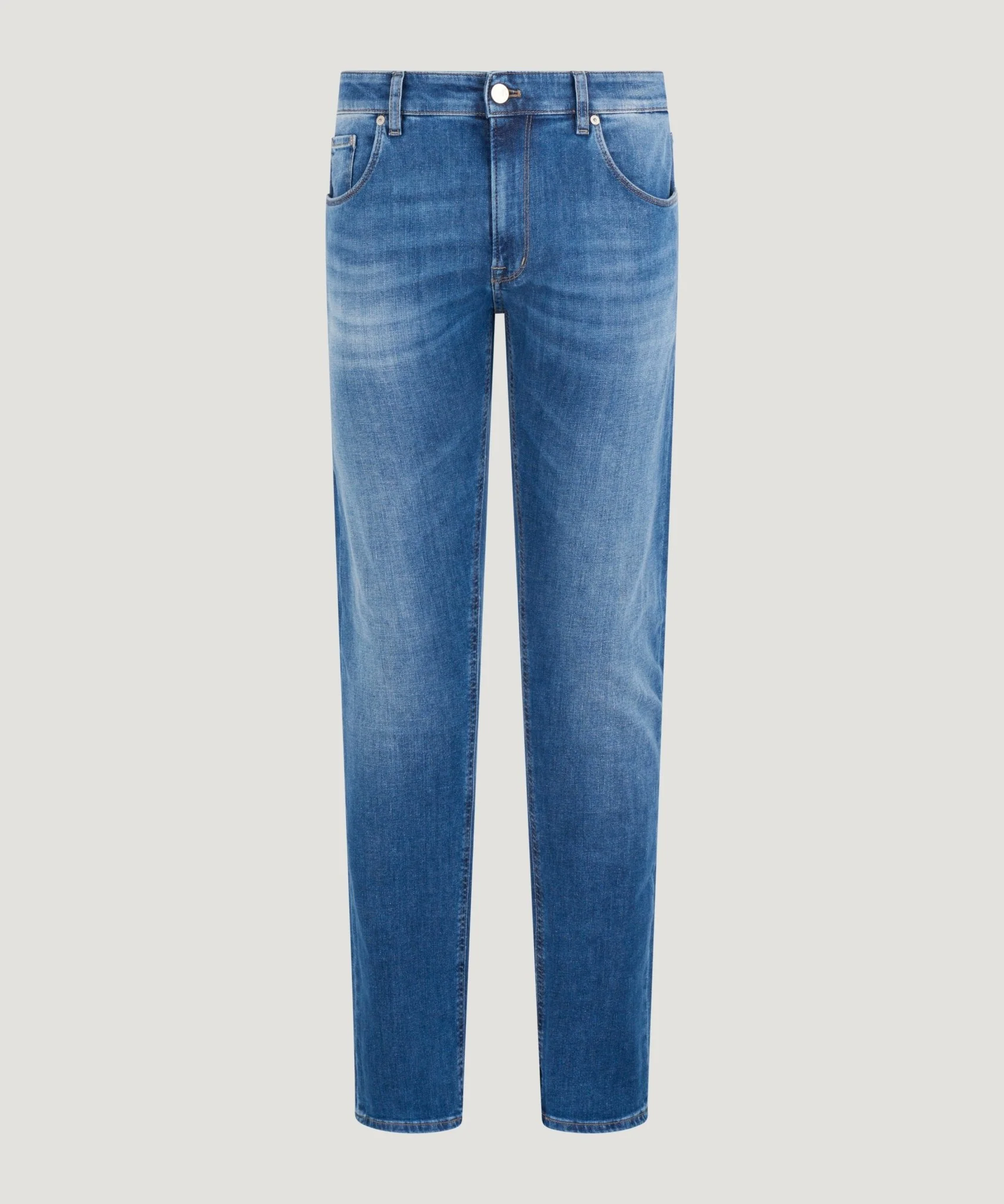 Jazz jeans katoen stretch donkerblauw