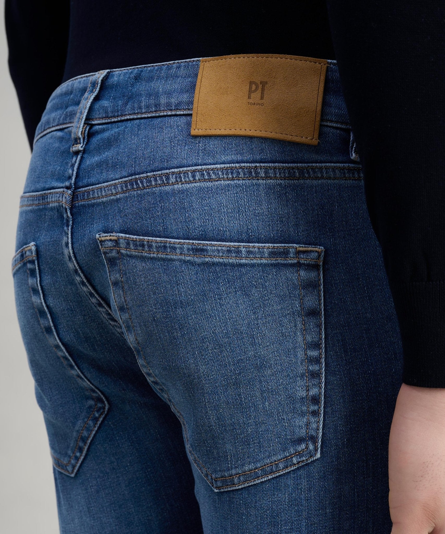 Jazz jeans katoen stretch donkerblauw - Image 4