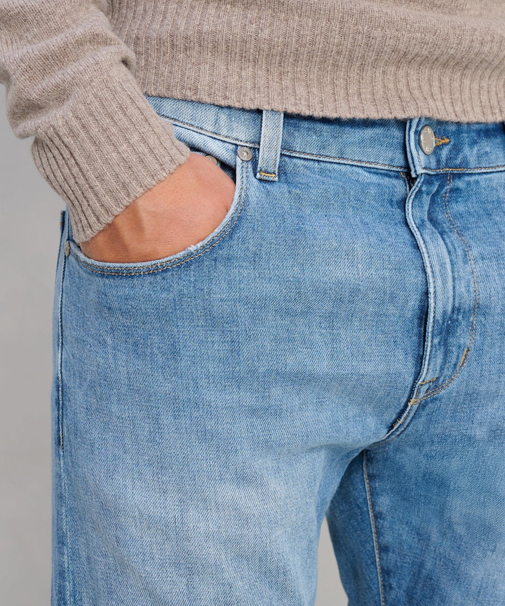 Jazz jeans katoen stretch lichtblauw - Image 4