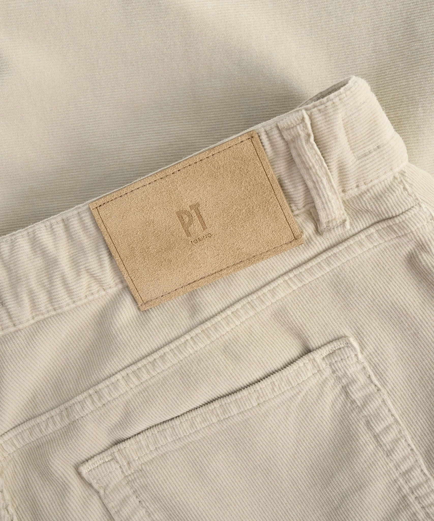 Swing 5-pocket broek katoen ribcord lichtgrijs - Image 6