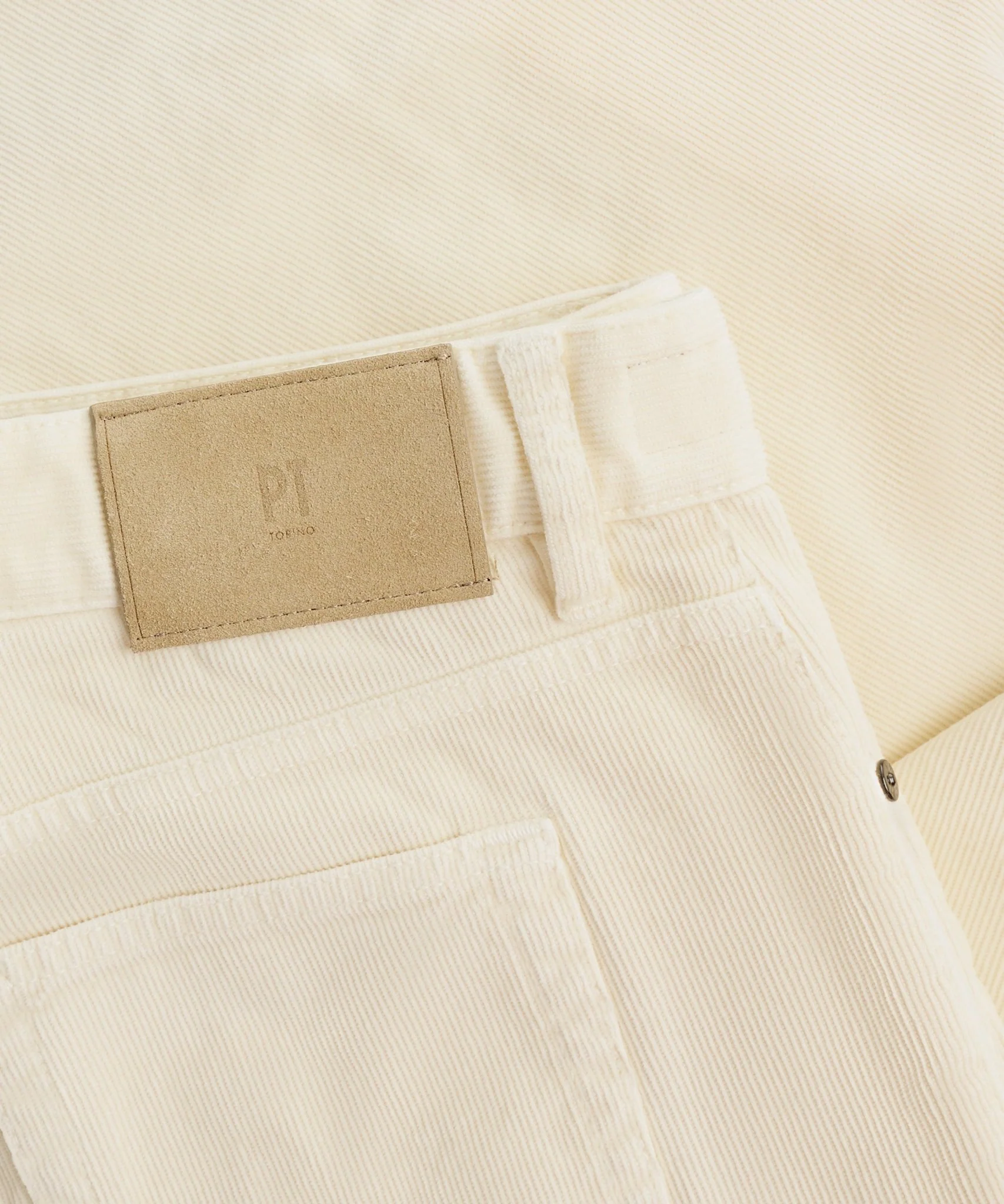 Swing 5-pocket broek katoen ribcord off-white - Image 6