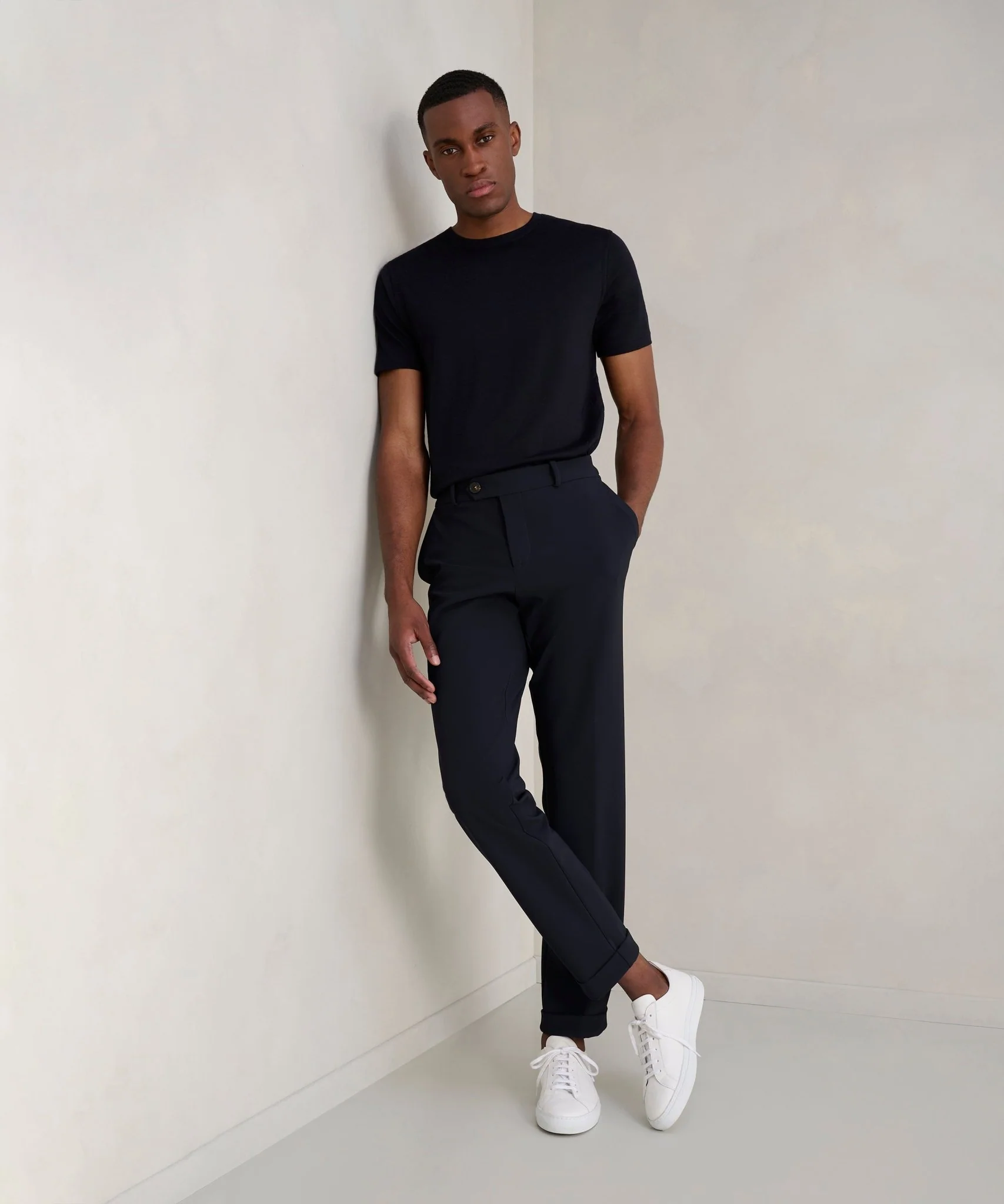 Winter chino tech stretch donkerblauw - Image 3