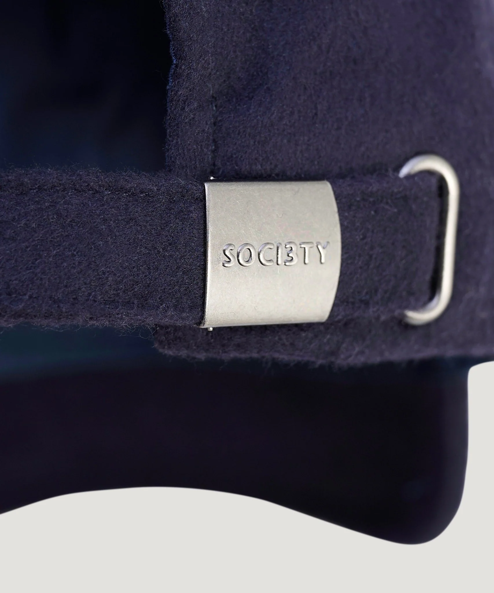 Baseball cap kasjmier donkerblauw (made by Christys' London) - Image 3