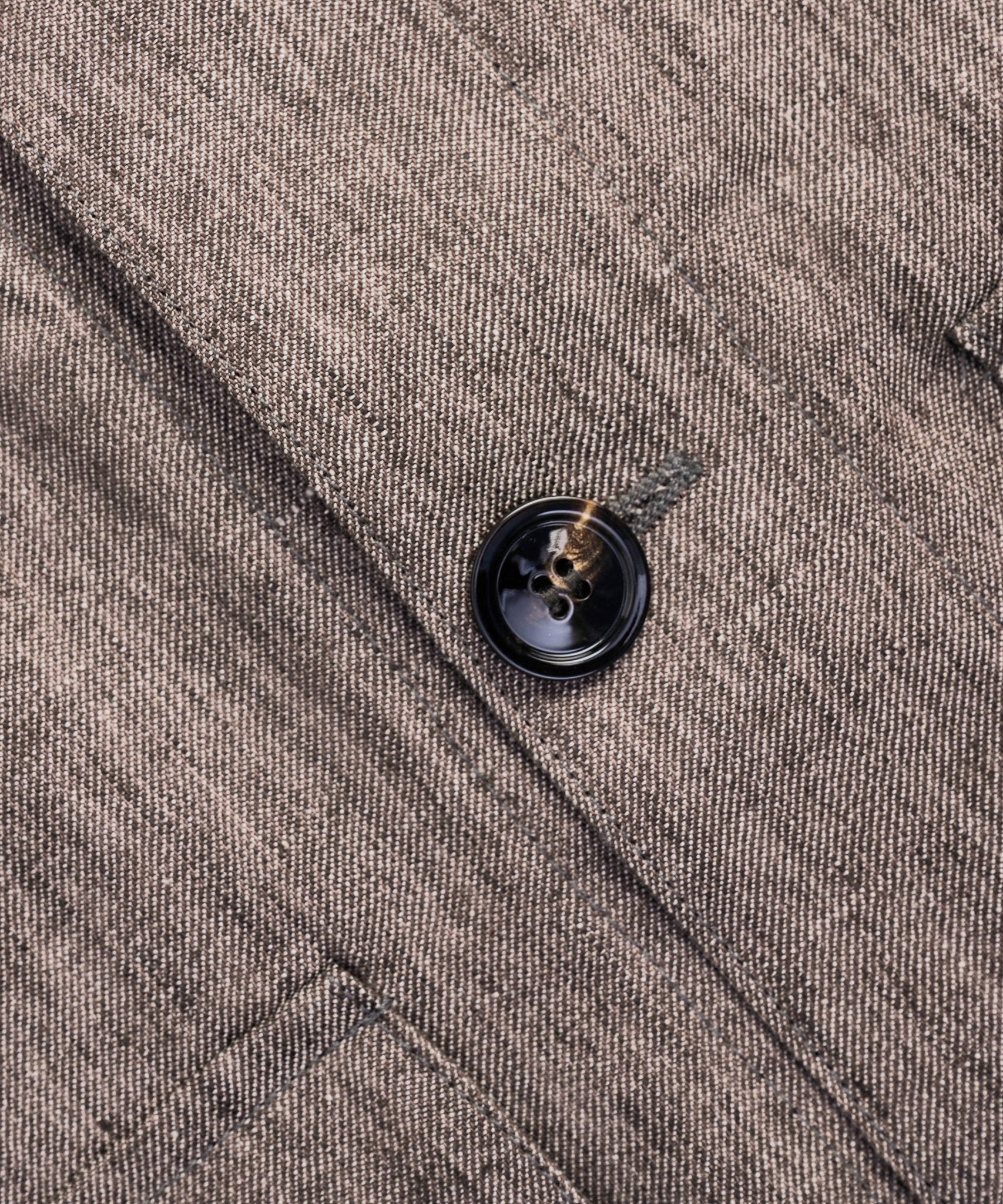 Bomber jacket linnen donkerbruin - Image 6