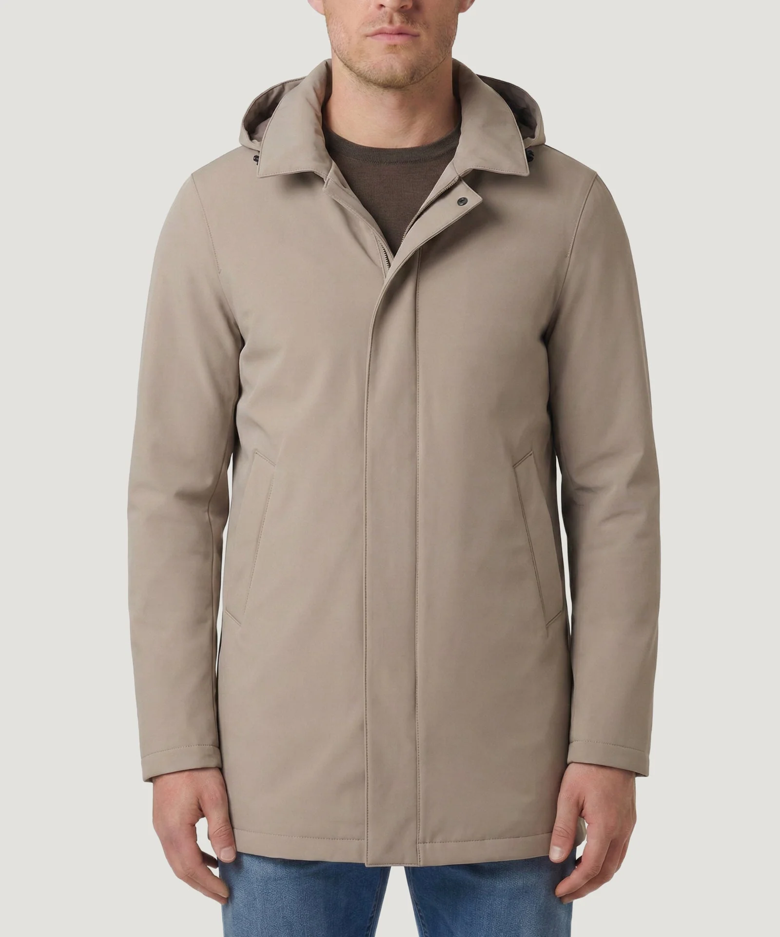 Daniel parka tech stretch beige - Image 3
