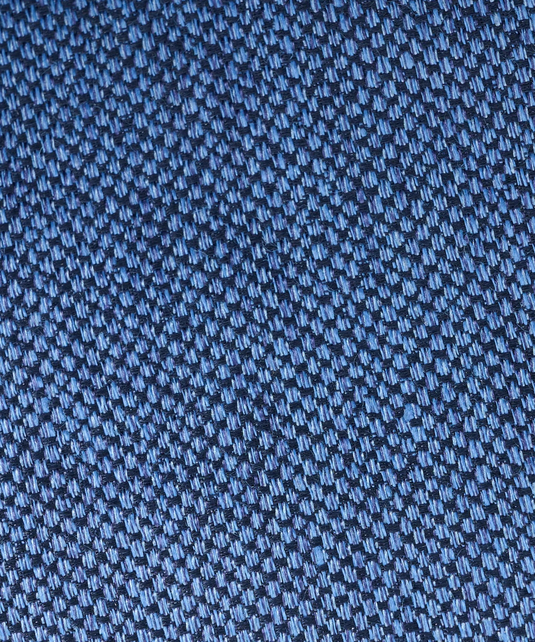 Das basket weave zijde/linnen blauw - Image 3