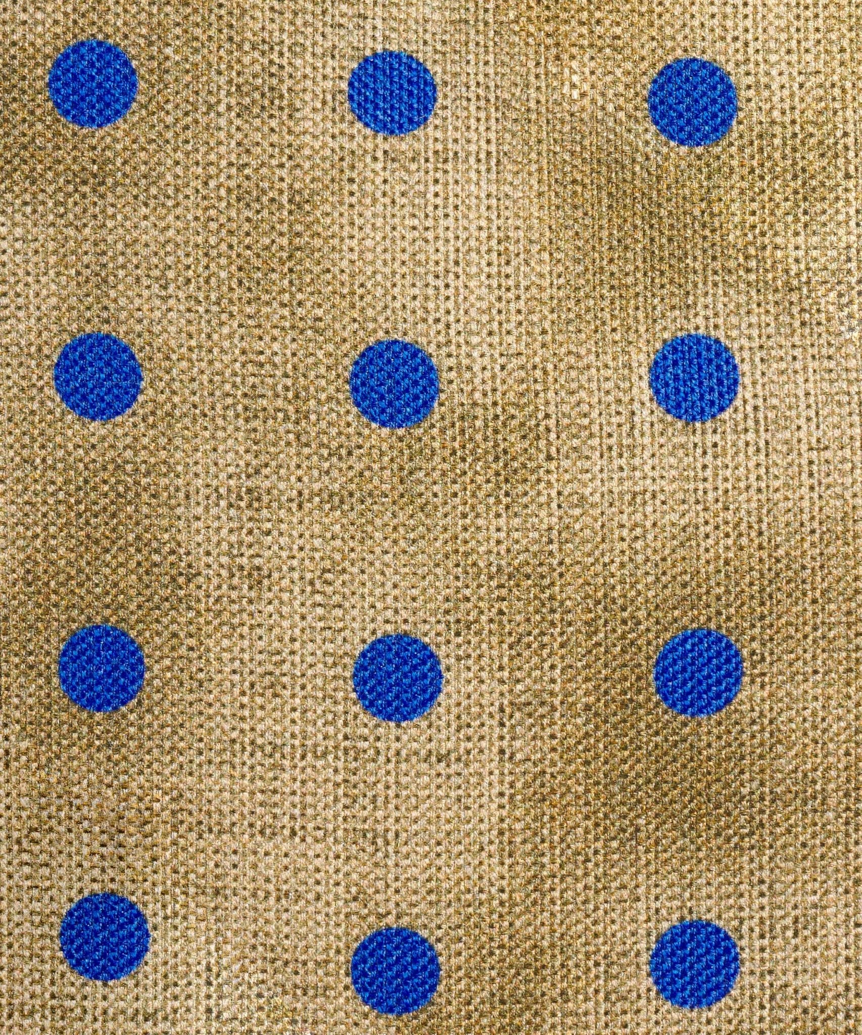 Das polkadot katoen zijde bruin - Image 2