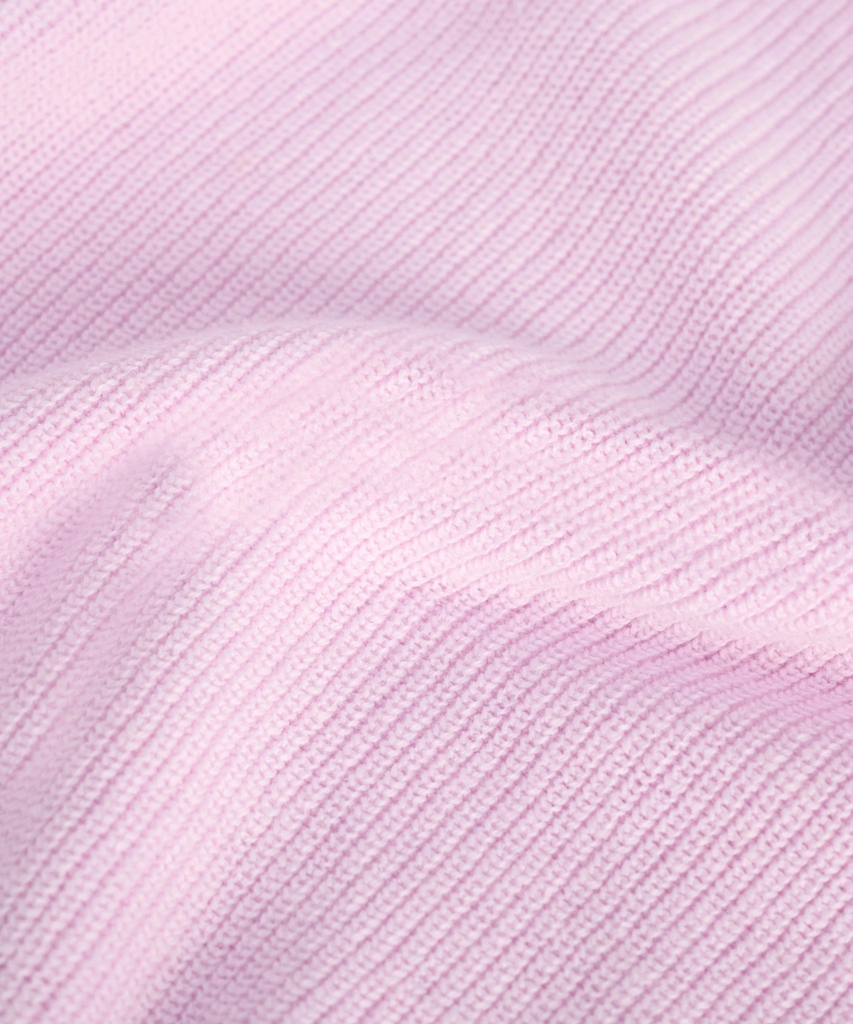 Fisherman ribbed trui crewneck katoen linnen roze - Image 6