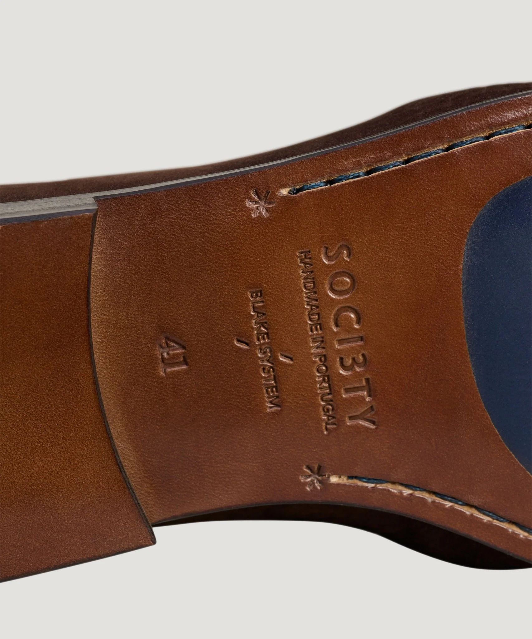 Gathered detail penny loafer nubuck donkerbruin - Image 6