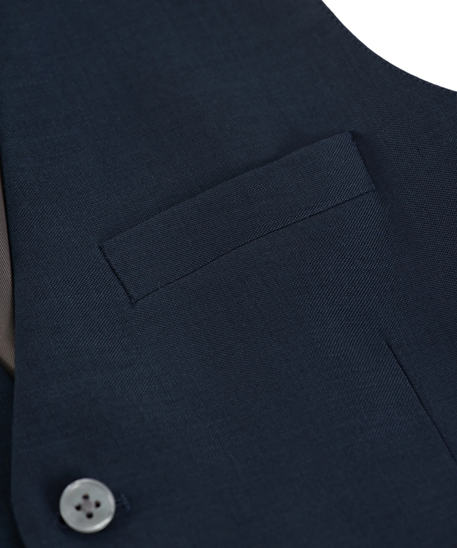 Gilet navy wol - Image 3
