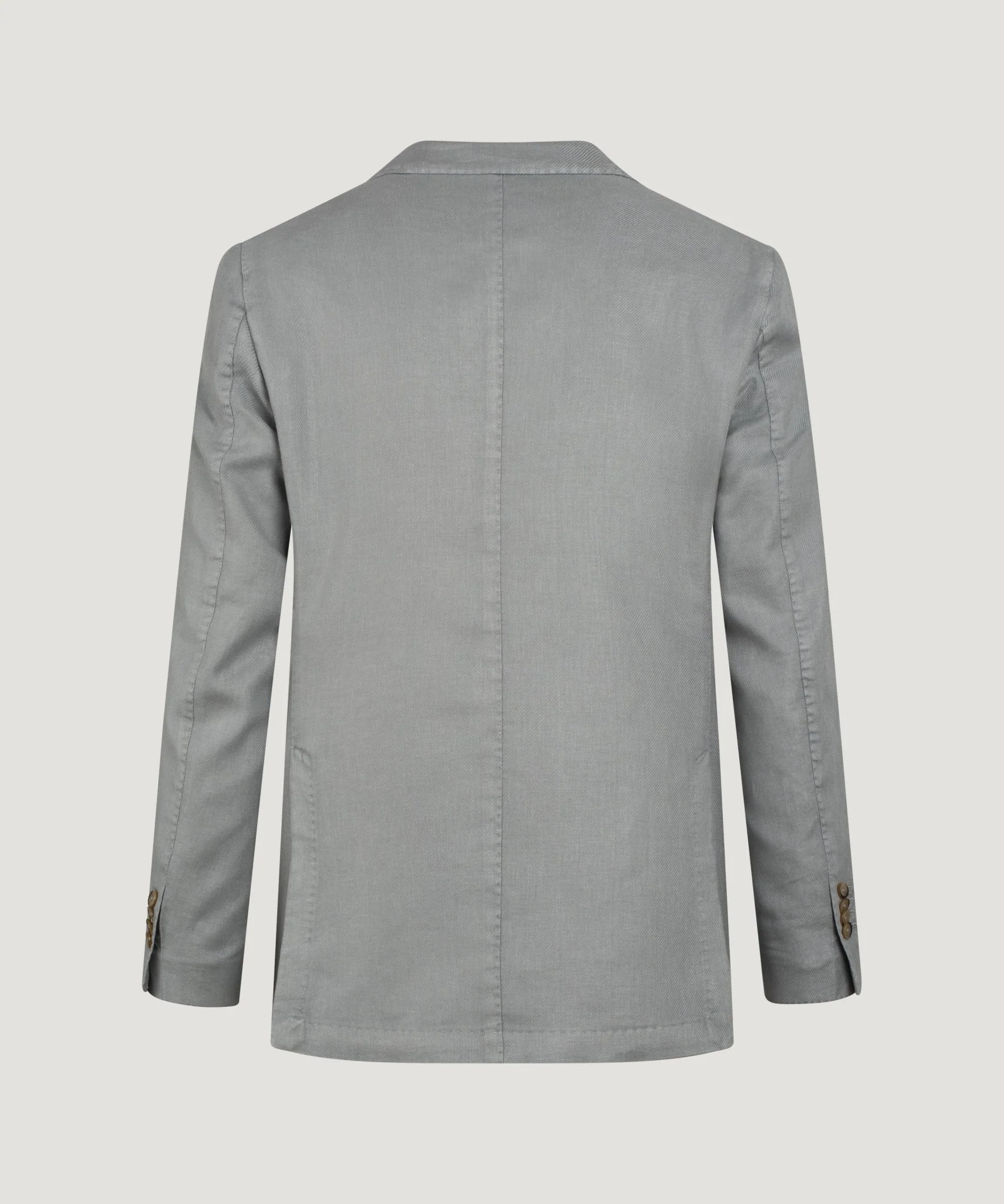 Colbert garment-dyed linnen/katoen twill blauw - Image 2
