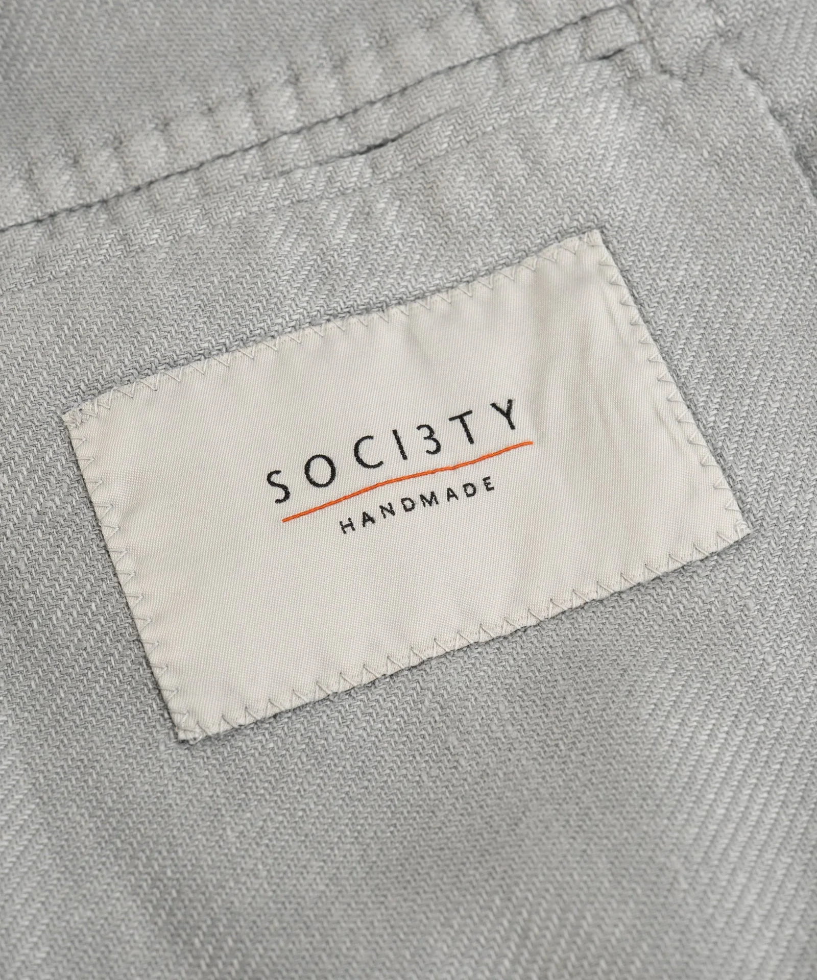 Colbert garment-dyed linnen/katoen twill blauw - Image 5
