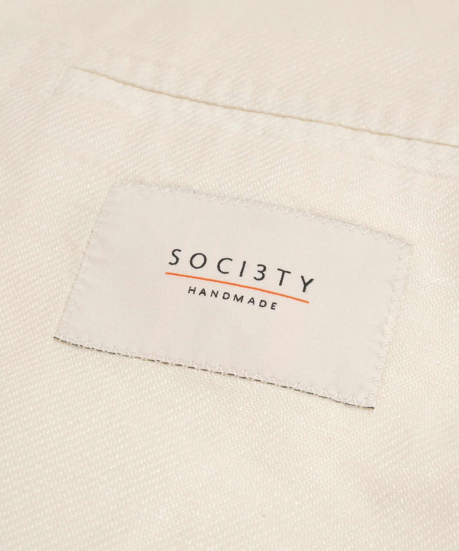 Colbert garment-dyed linnen/katoen twill off-white - Image 5