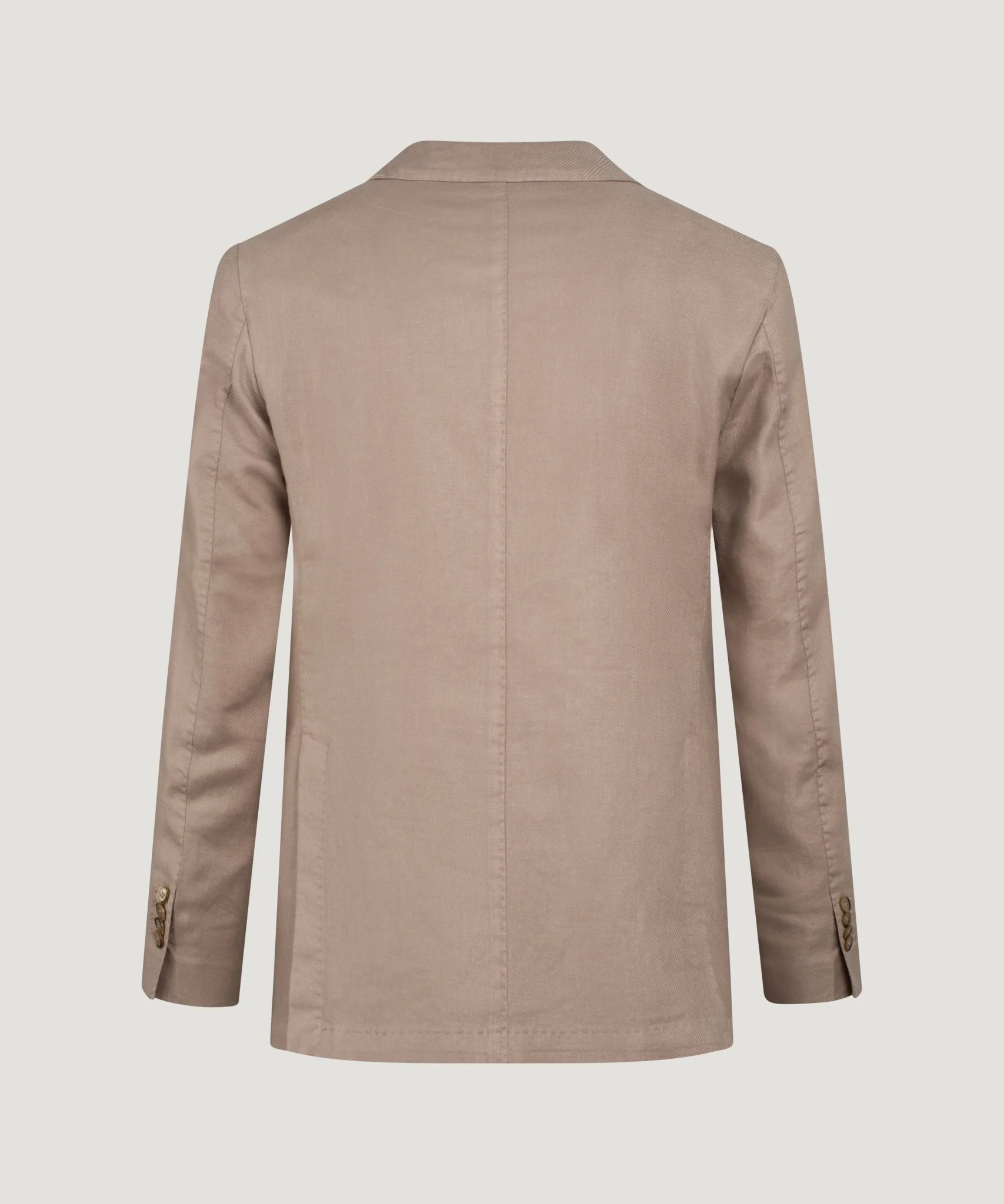 Colbert garment-dyed linnen/katoen twill taupe - Image 2