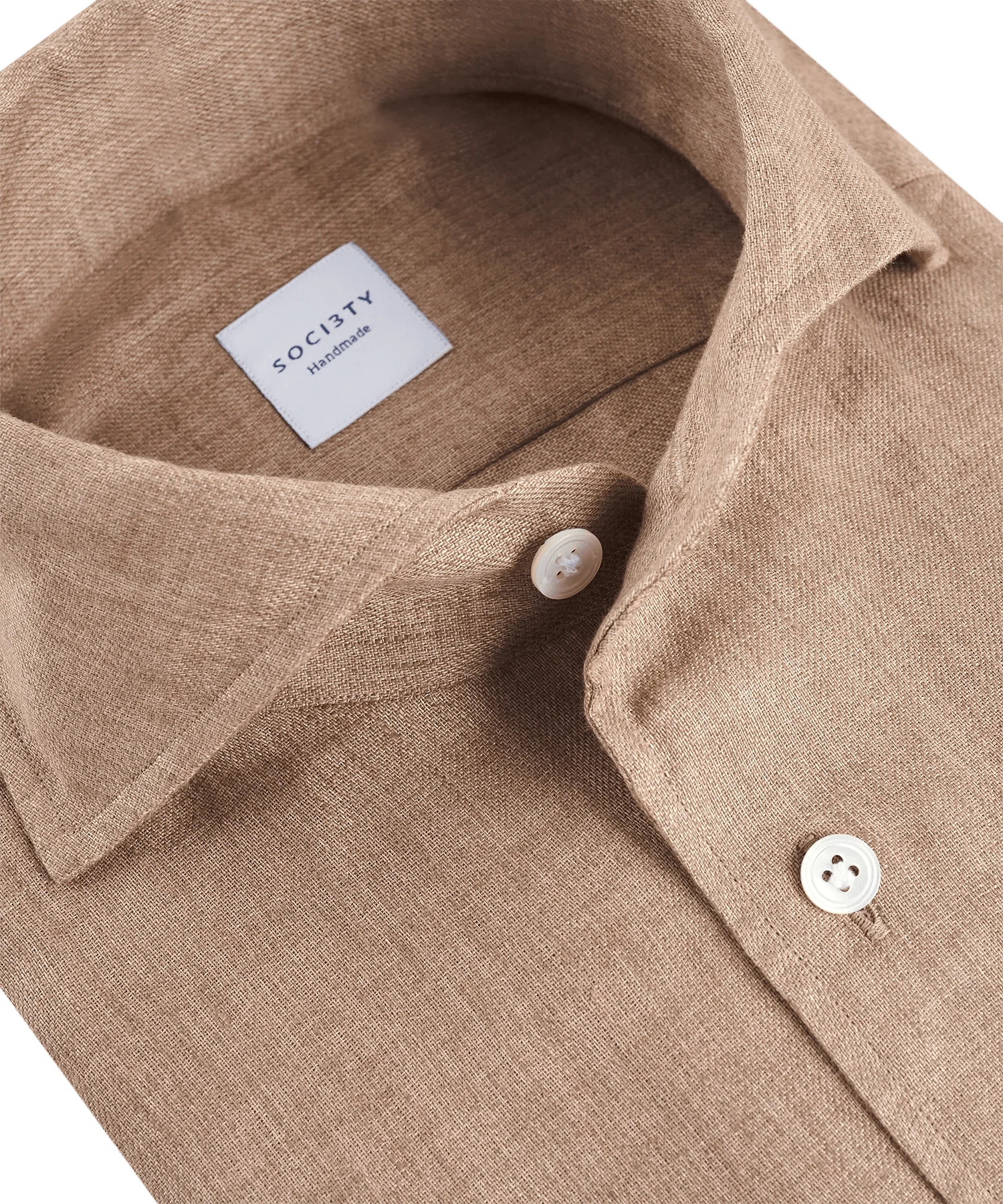 Overhemd linnen beige - Image 6