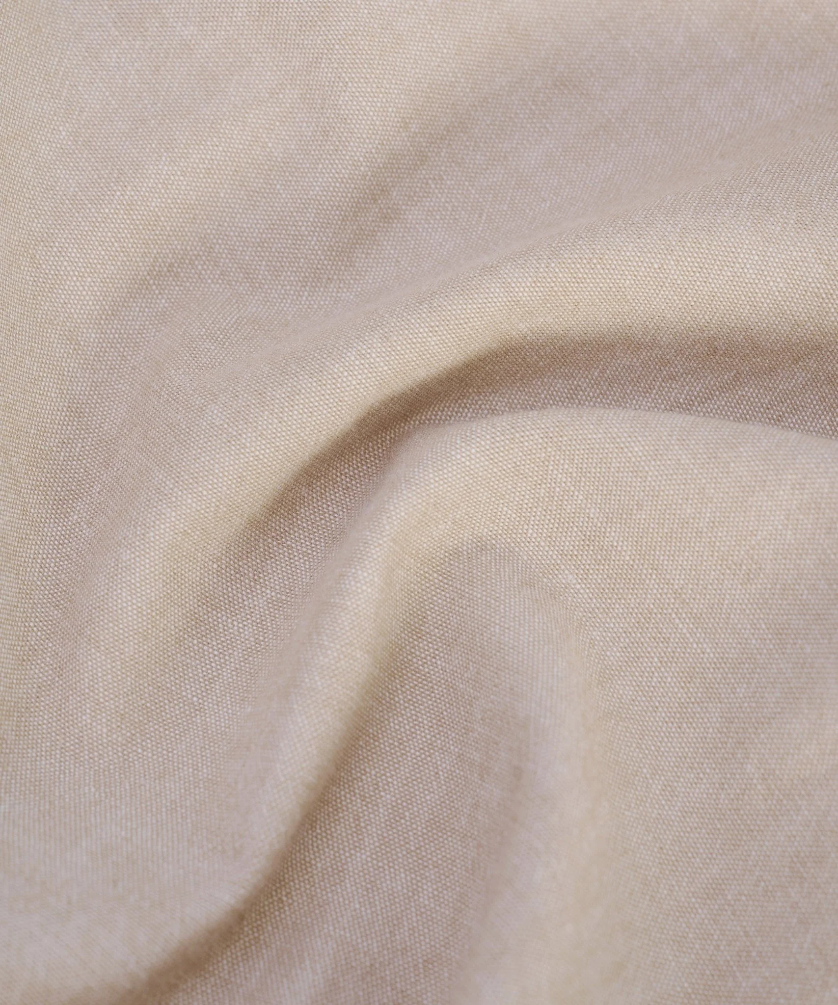 Overhemd Japanese selvedge denim chambray beige - Image 6