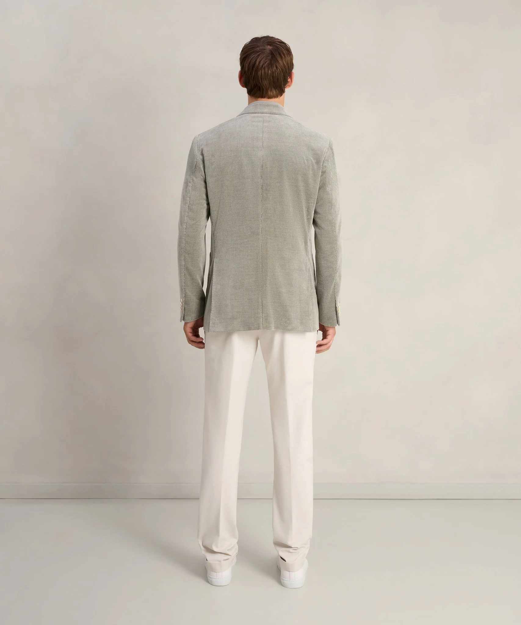 Colbert wol/katoen Skyfall corduroy saliegroen - Image 5