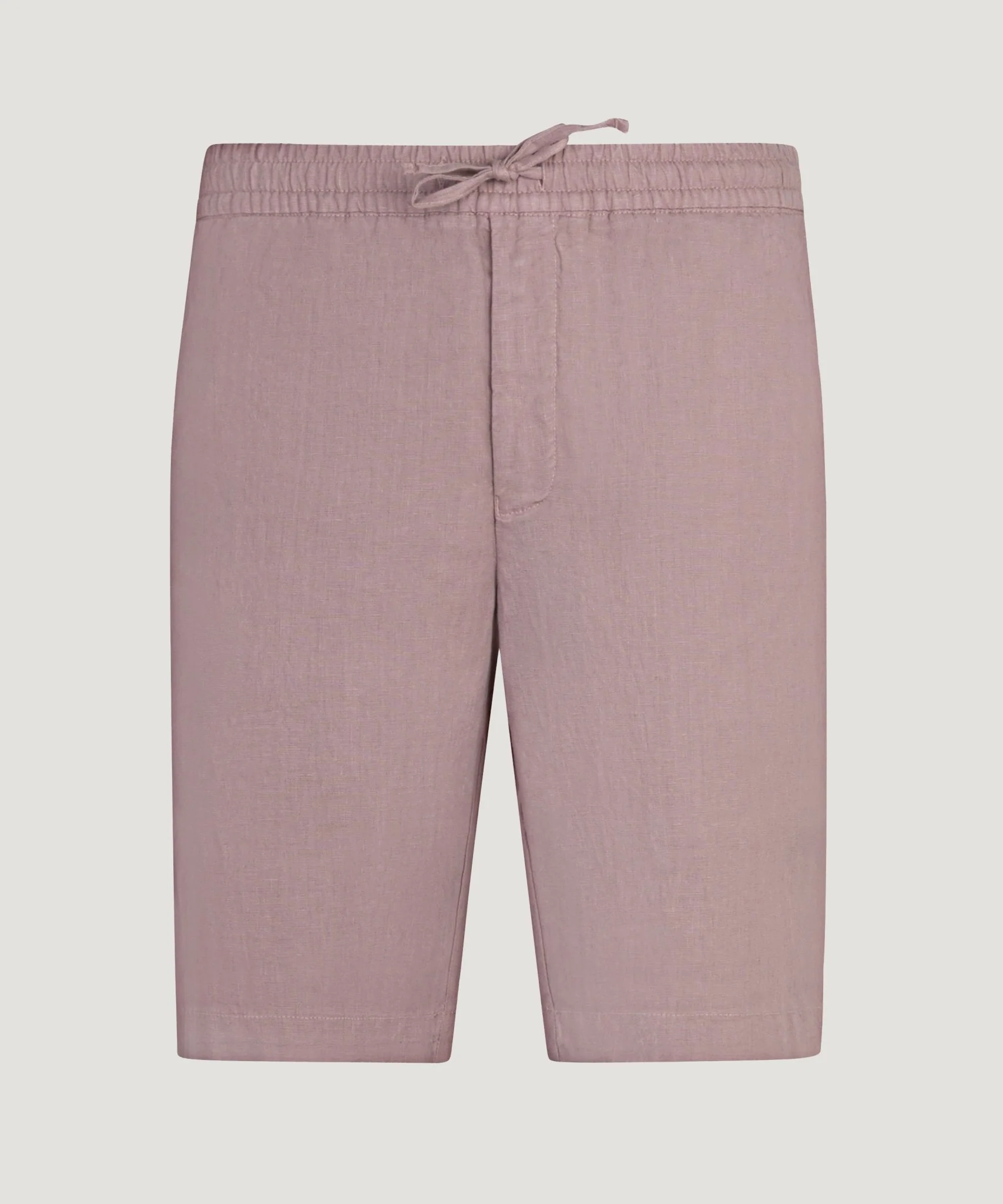 Bermuda shorts gewassen linnen oudroze