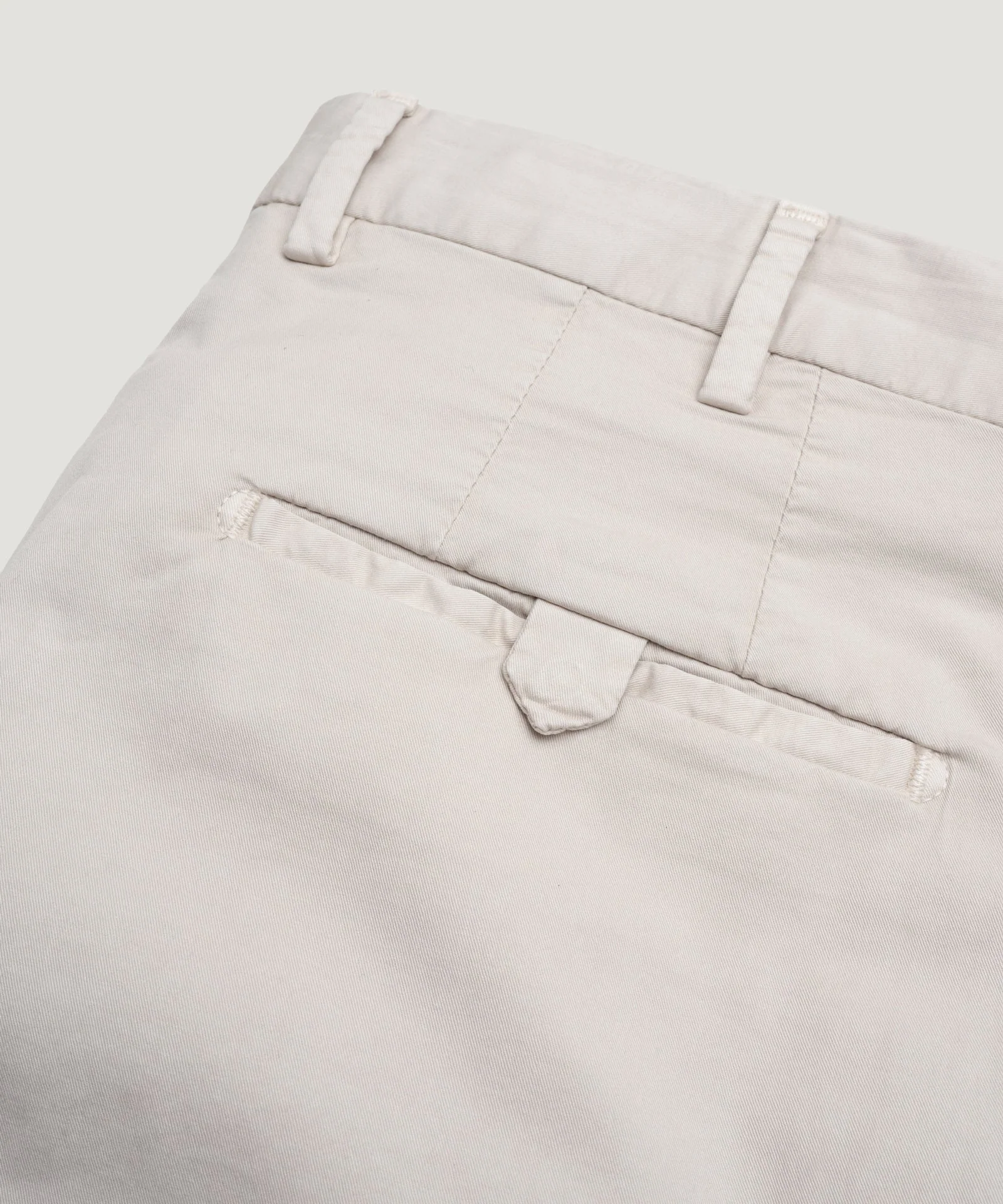 Chino slim 1 pleat katoen stretch beige - Image 4
