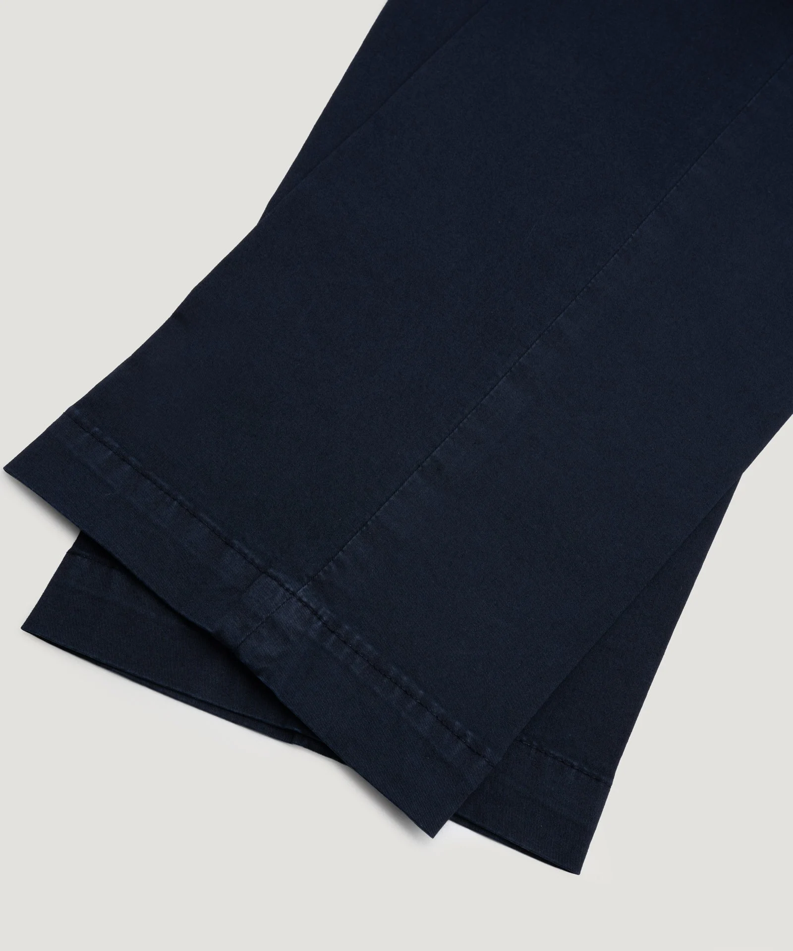Chino slim 1 pleat katoen stretch donkerblauw - Image 5