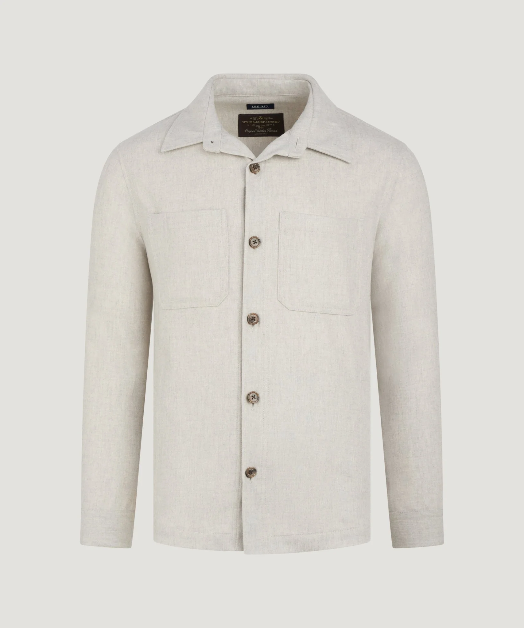 Coimbra overshirt wol beige
