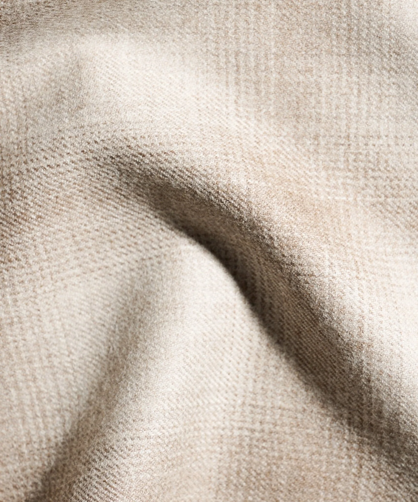 Coimbra overshirt wol beige geruit - Image 2