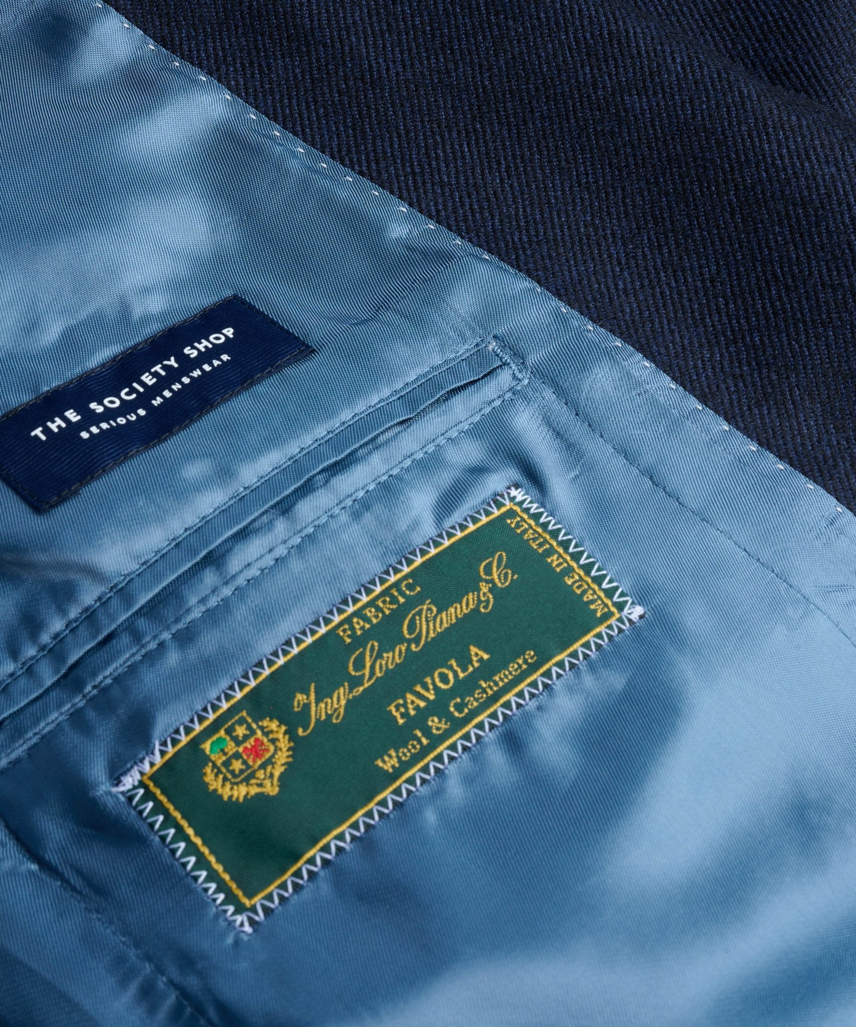 Colbert wol/kasjmier donkerblauw - Image 6