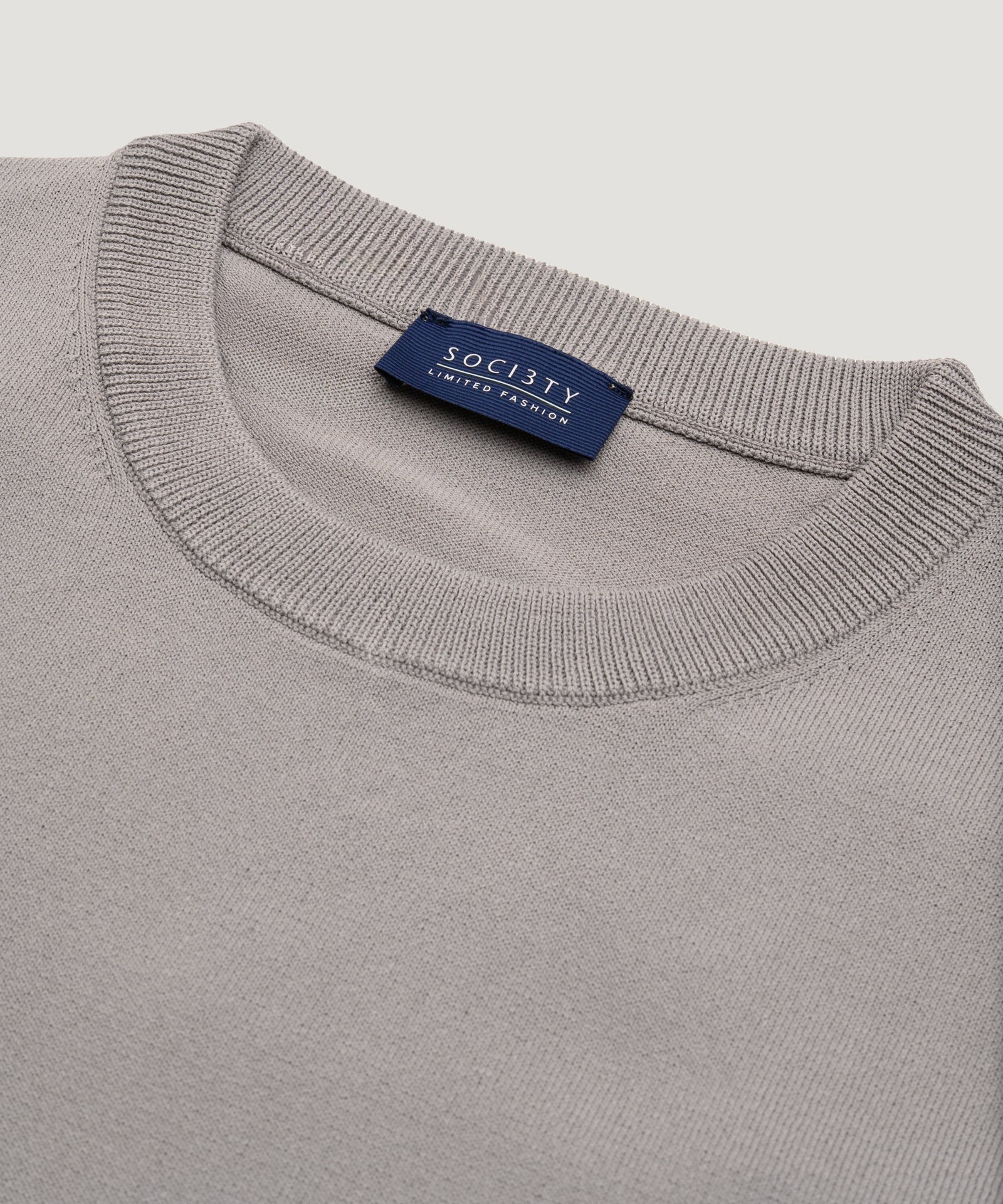Cool Dry Easy Stretch crewneck trui taupe - Image 3