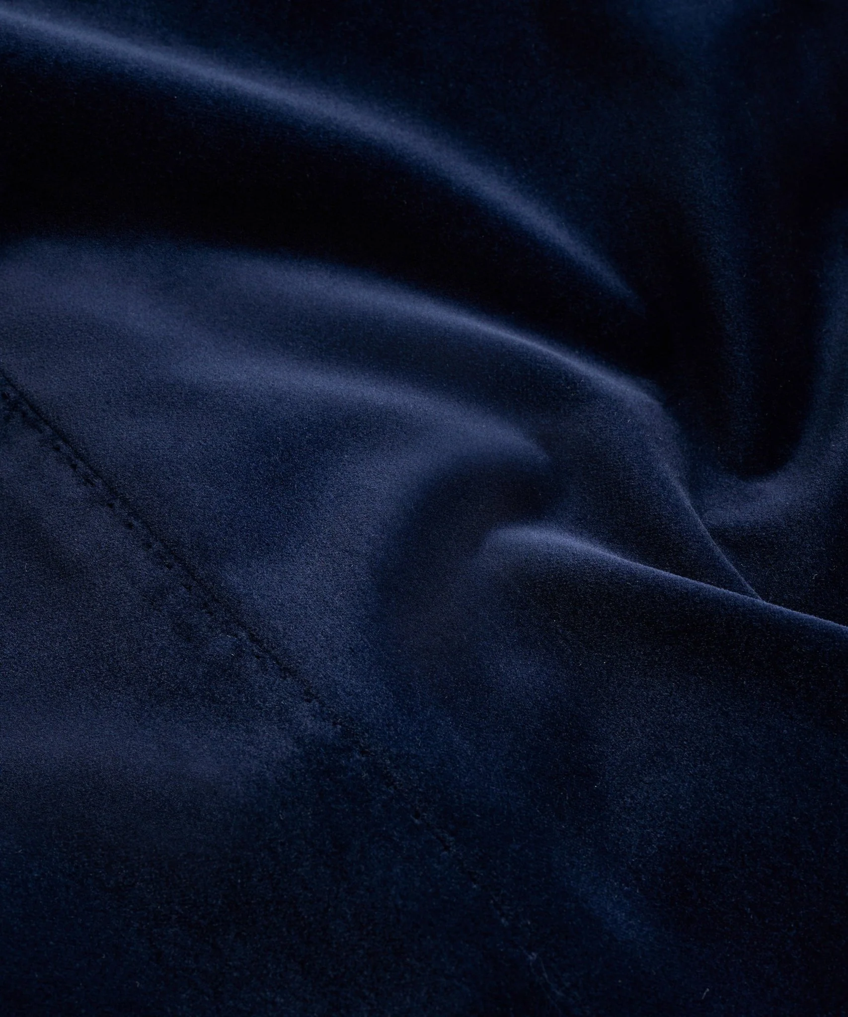 Dinner jacket velvet stretch donkerblauw - Image 2