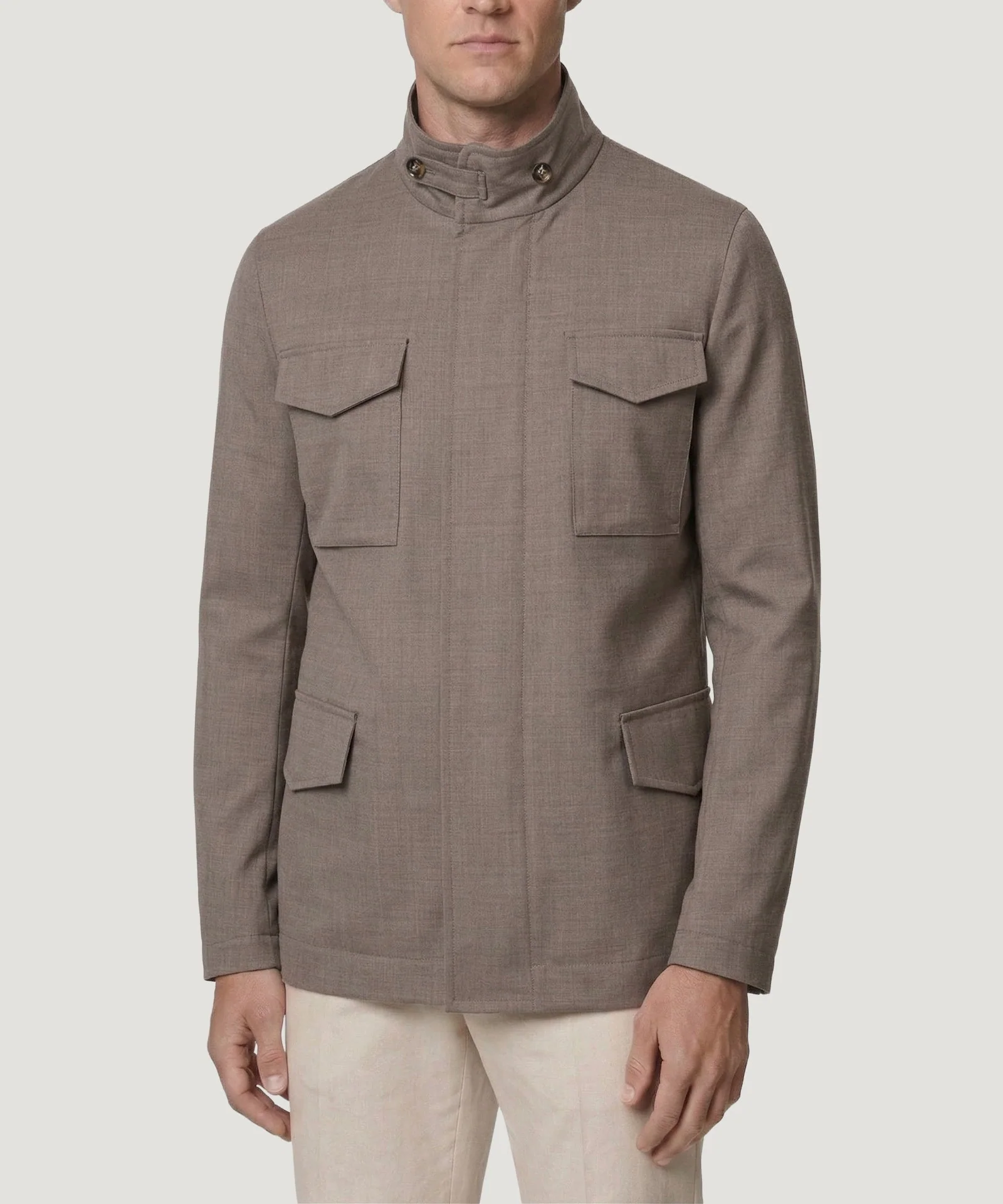 Field jacket wol Green Storm System® bruin - Image 2
