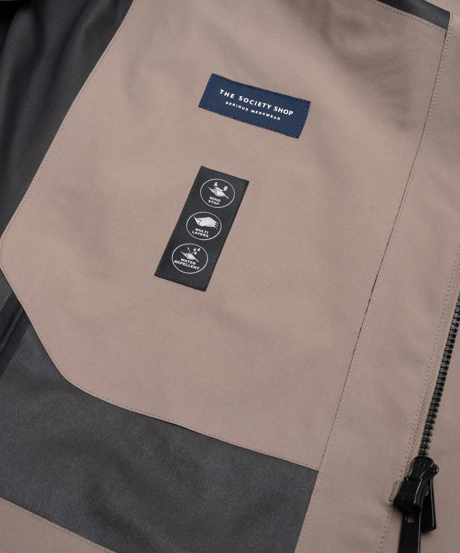 Japanese Tech Coat taupe - Image 8