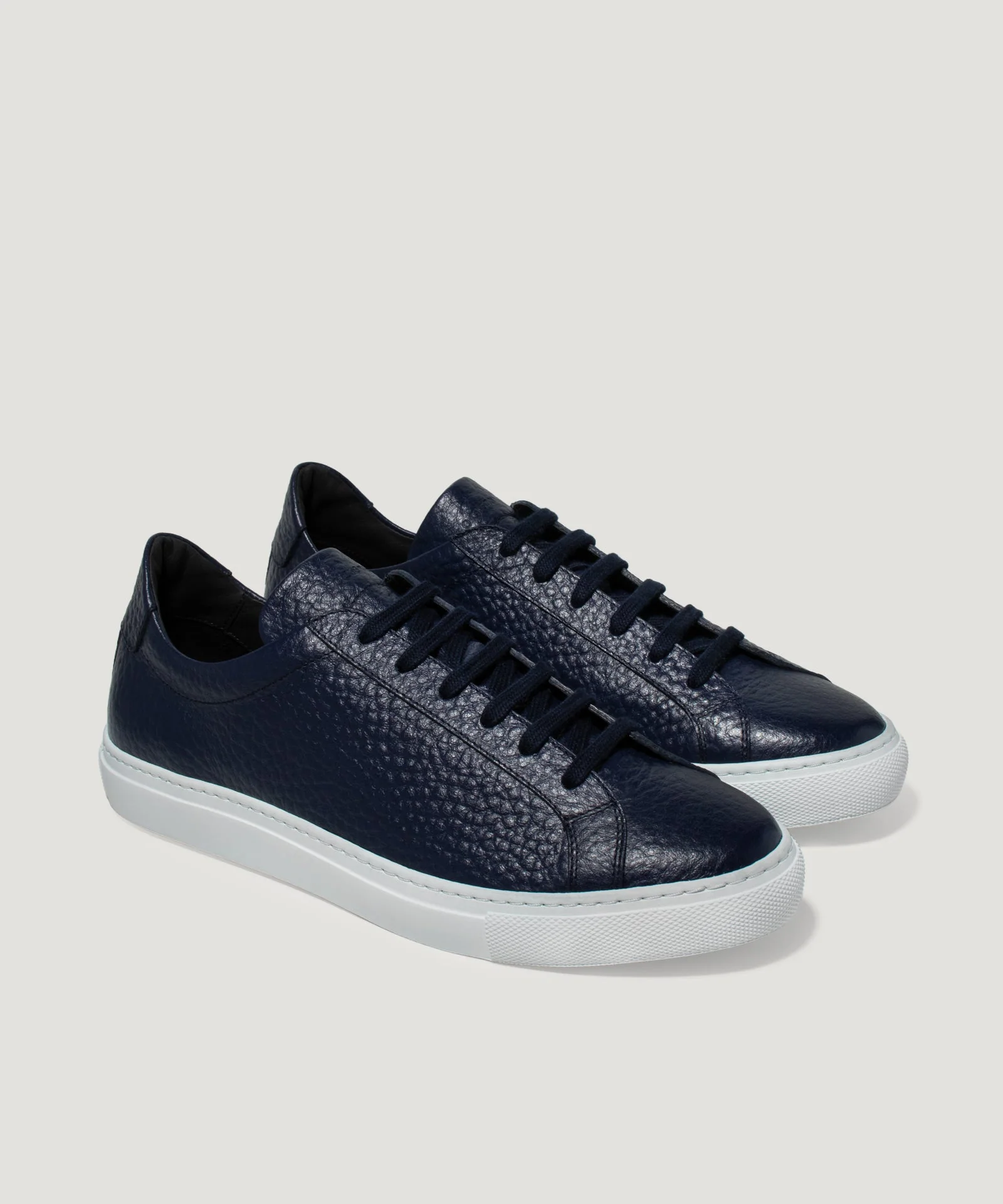 Kaleido sneaker grained kalfsleer donkerblauw - Image 3